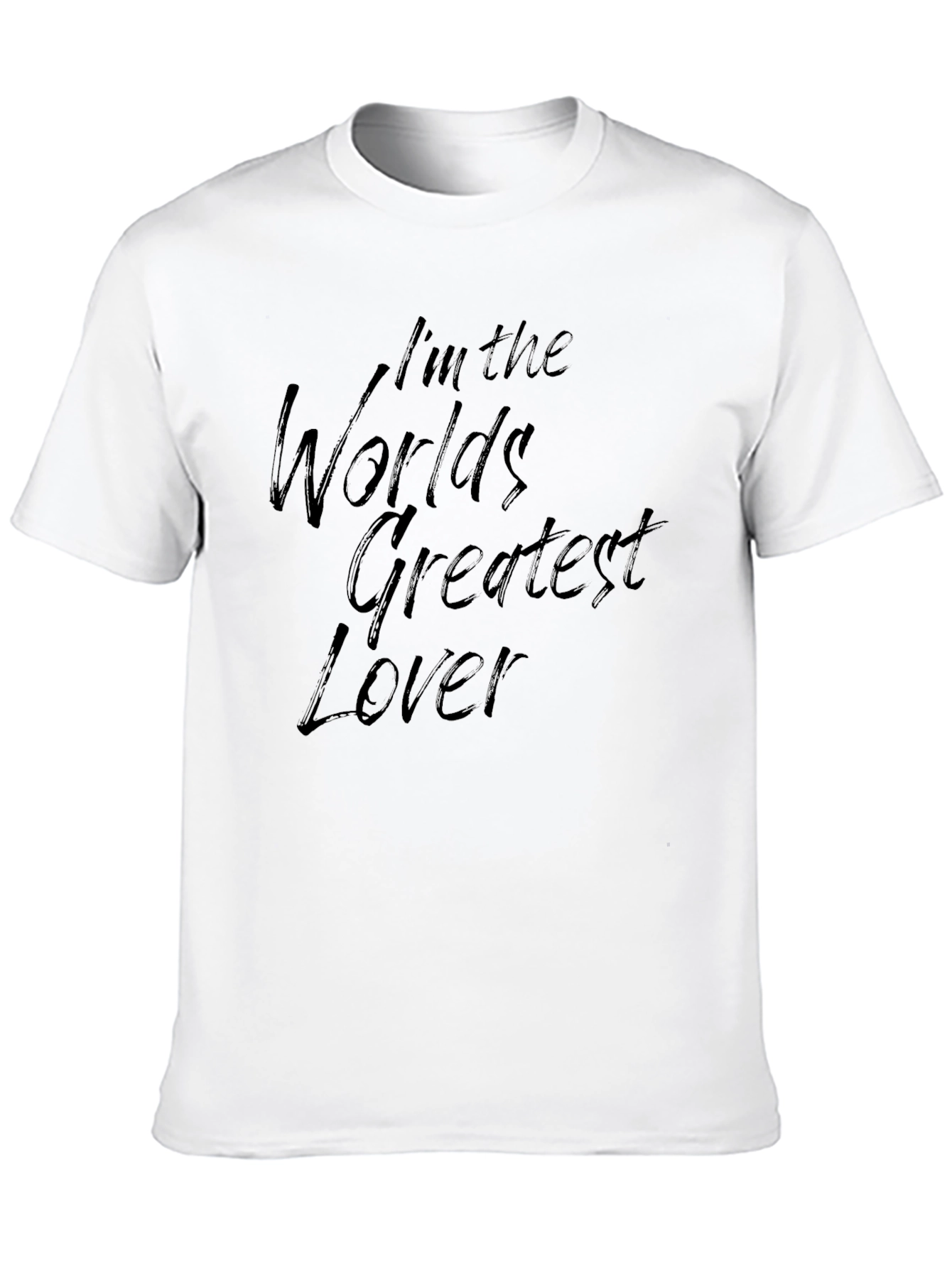 Worlds Greatest Lover Black T-Shirt