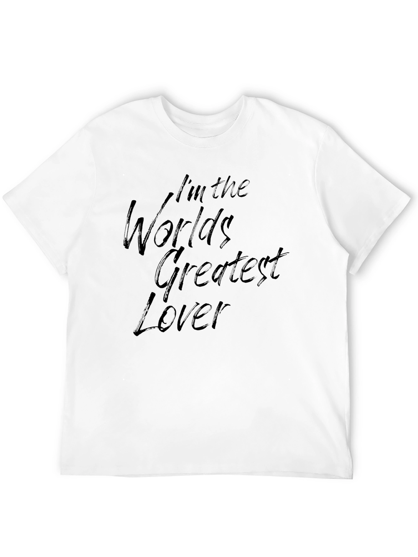 Worlds Greatest Lover Black T-Shirt
