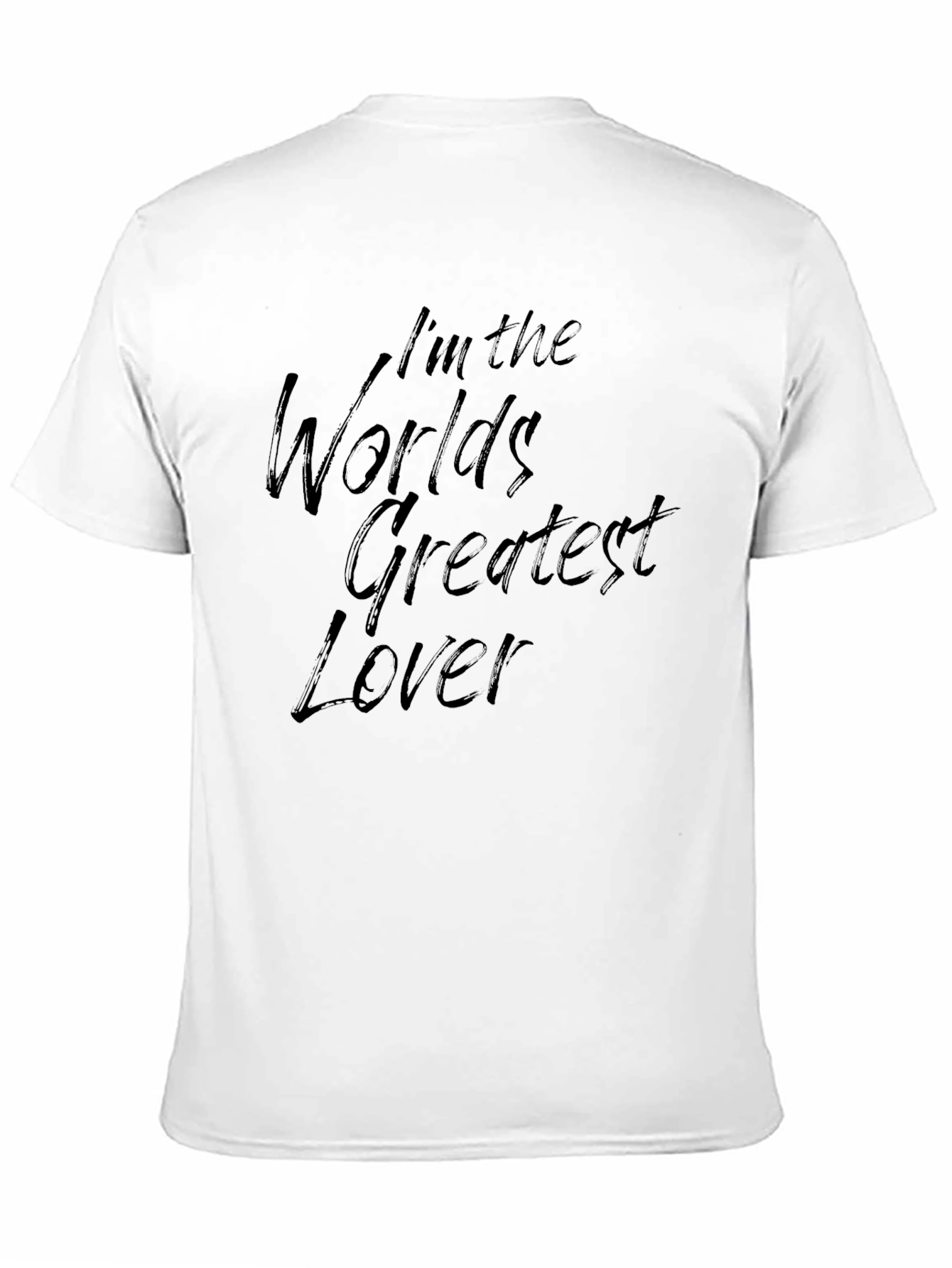Worlds Greatest Lover Black T-Shirt