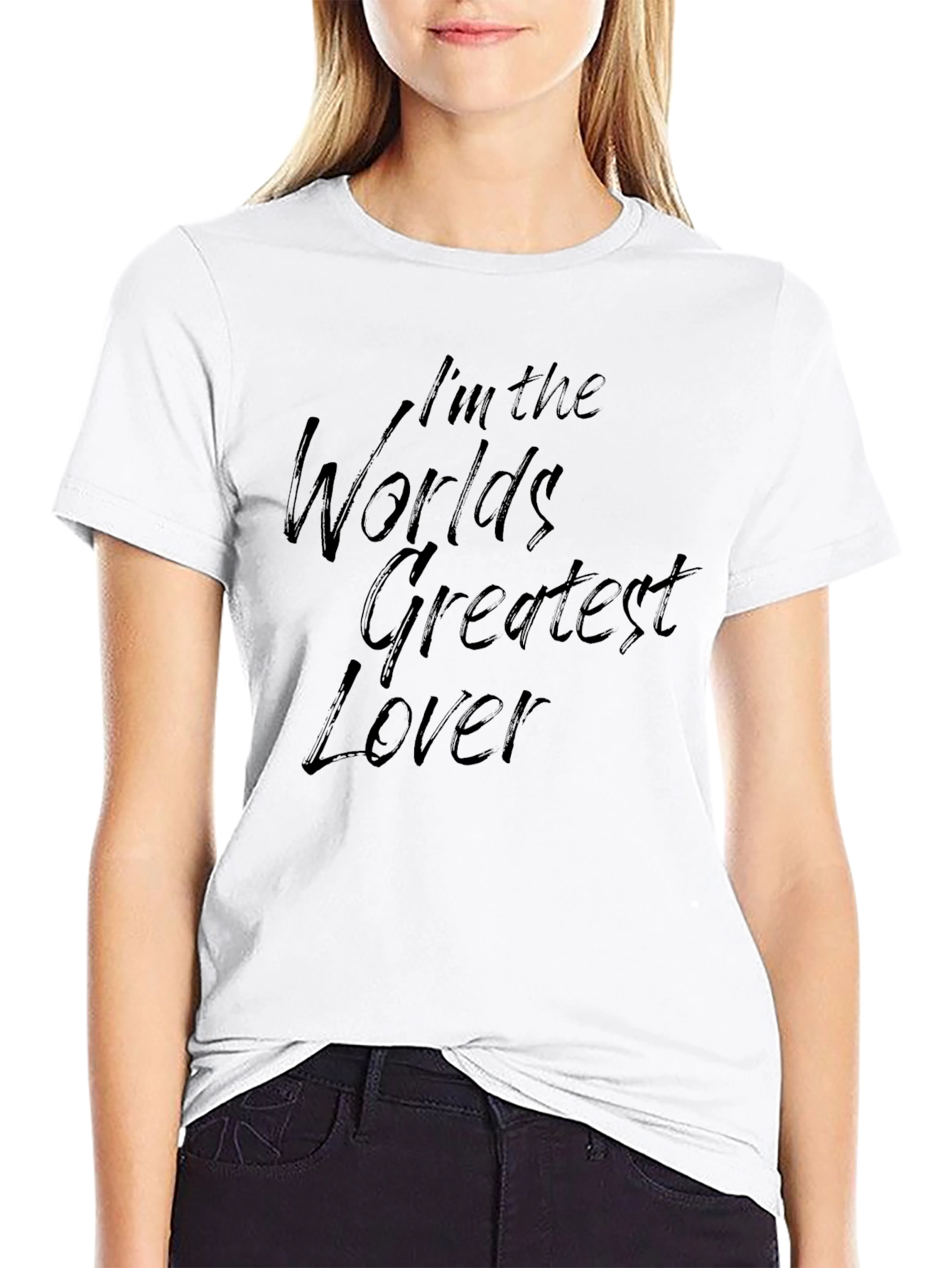 Worlds Greatest Lover Black T-Shirt