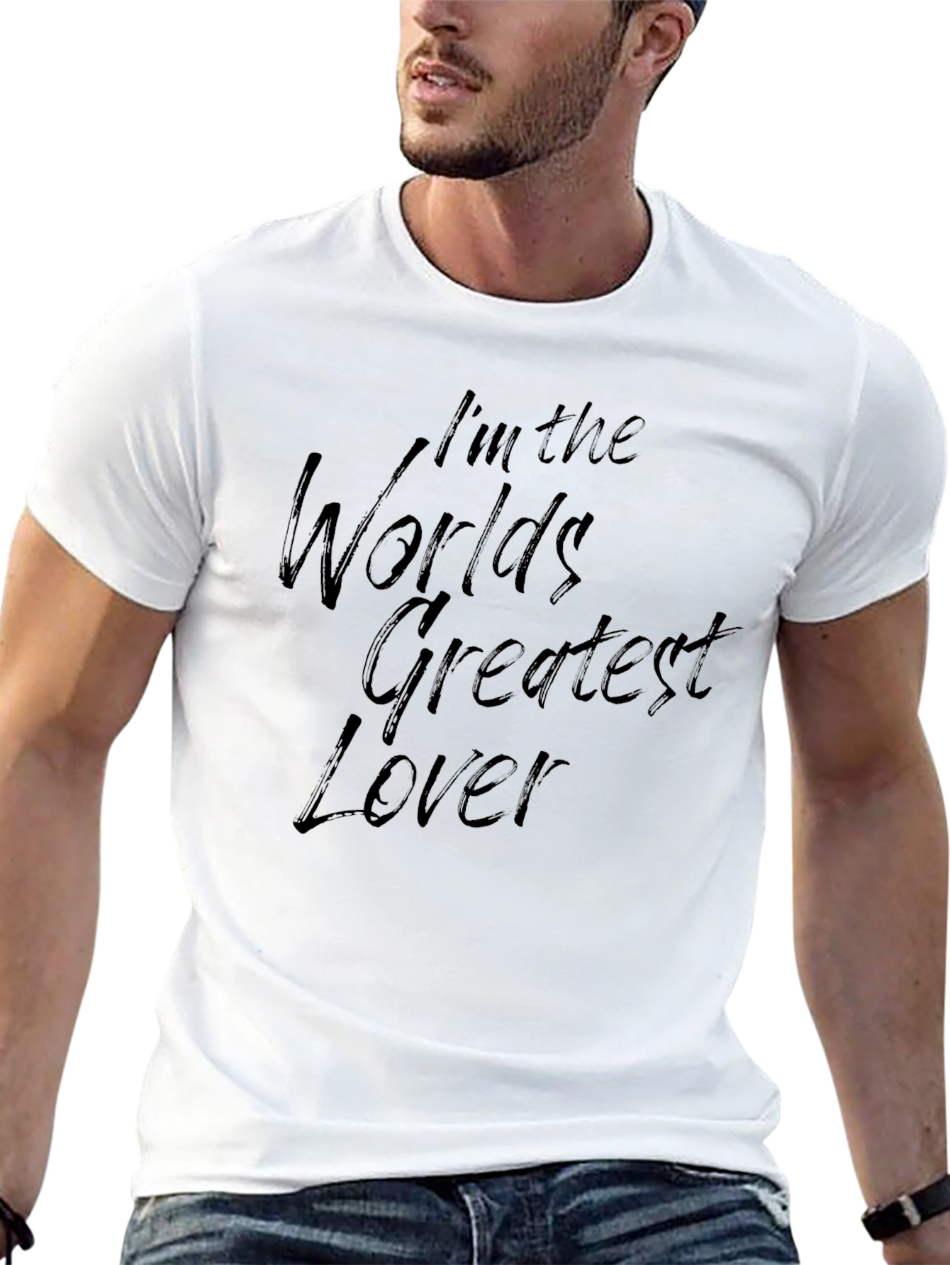 Worlds Greatest Lover Black T-Shirt