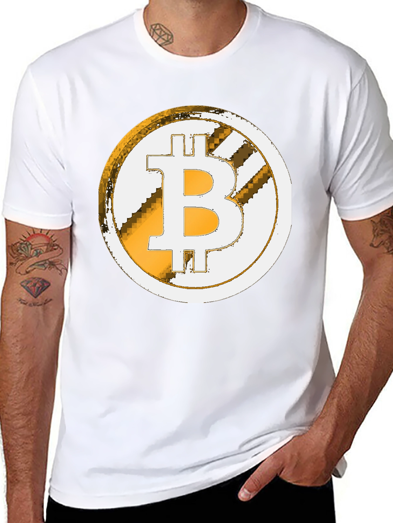 Bitcoin Graphic Tee - Crypto Currency Fan T-Shirt
