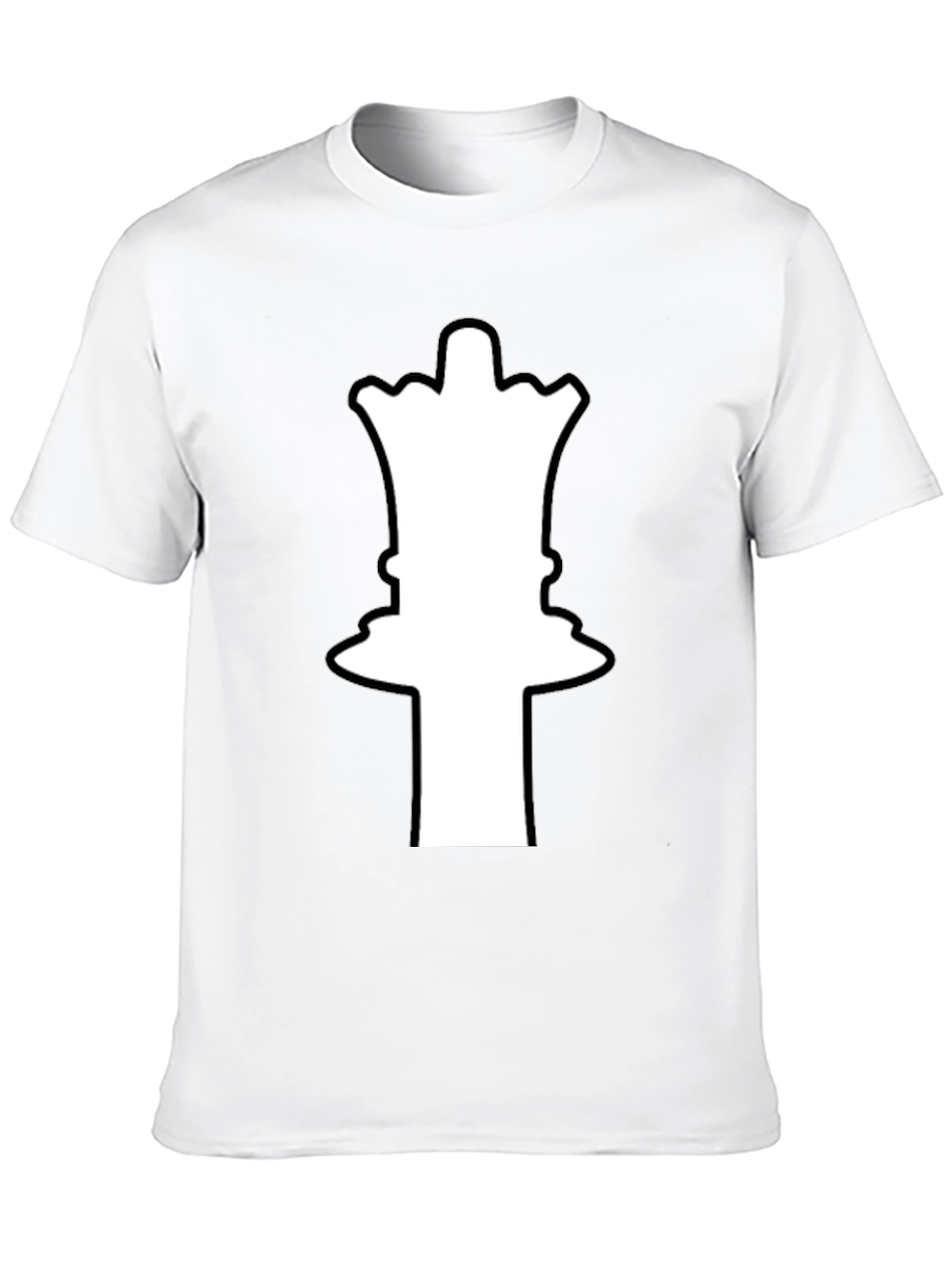 Chess Queen Graphic Tee - Stylish Casual Wear