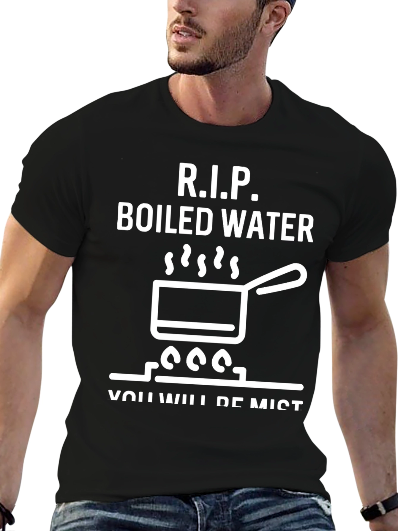 R.I.P. Boiled Water Graphic Tee