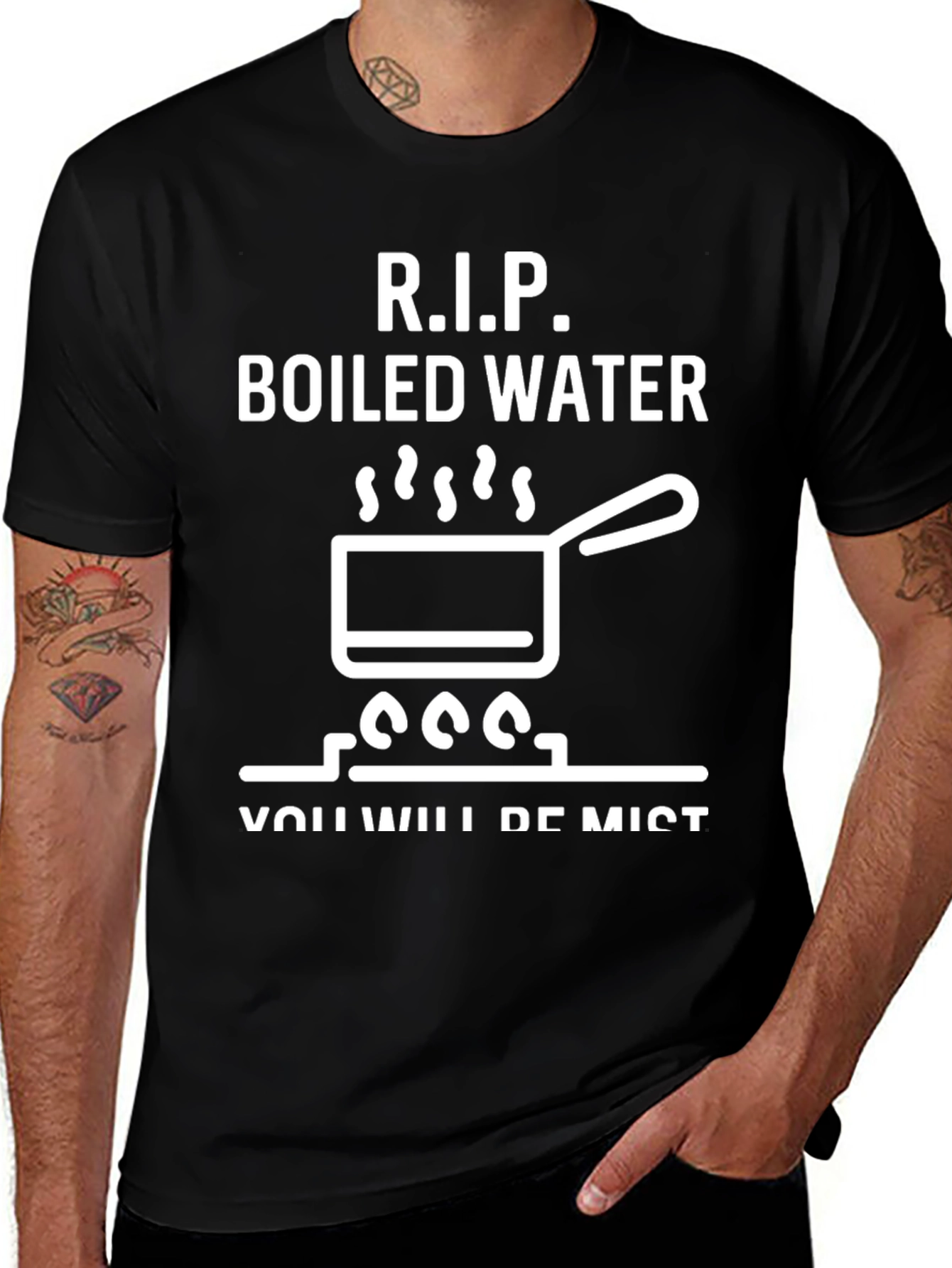 R.I.P. Boiled Water Graphic Tee