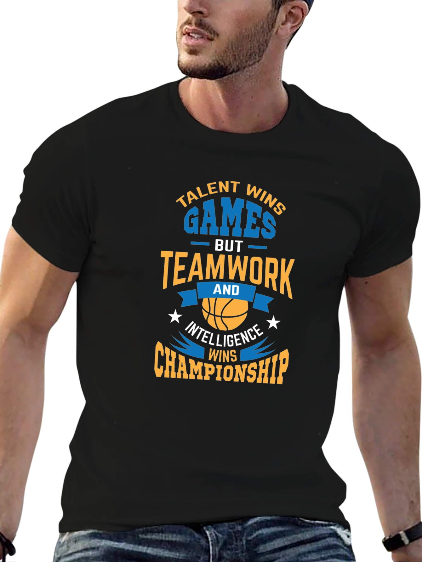 Talent Wins Games Teamwork Intelligence Championship T-Shirt