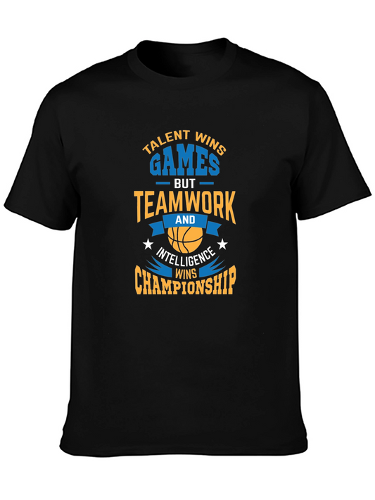 Talent Wins Games Teamwork Intelligence Championship T-Shirt