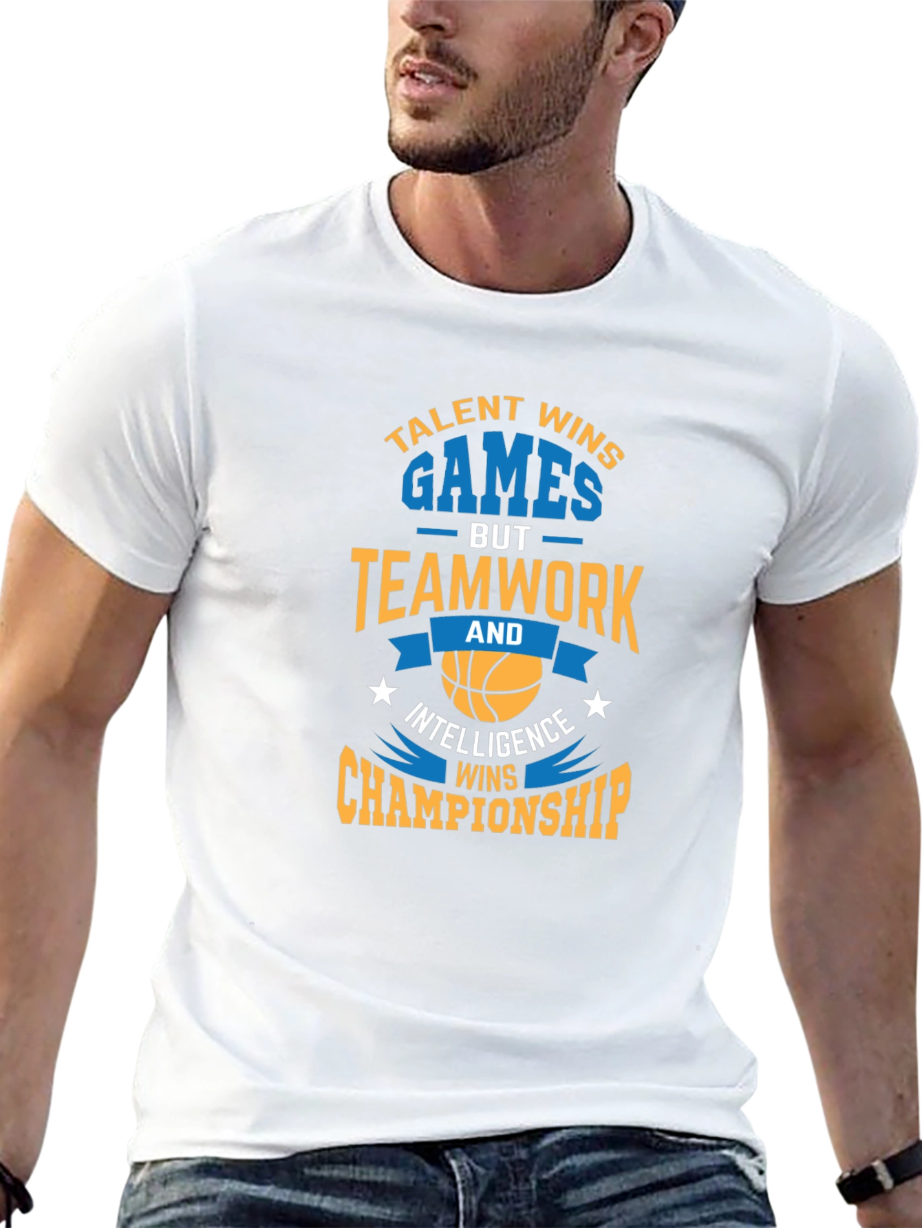 Talent Wins Games Teamwork Intelligence Championship T-Shirt