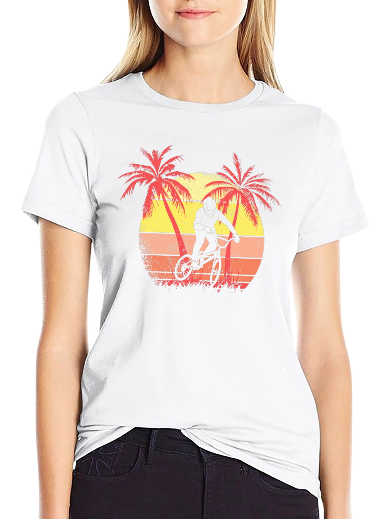 BMX Sunset Graphic Tee