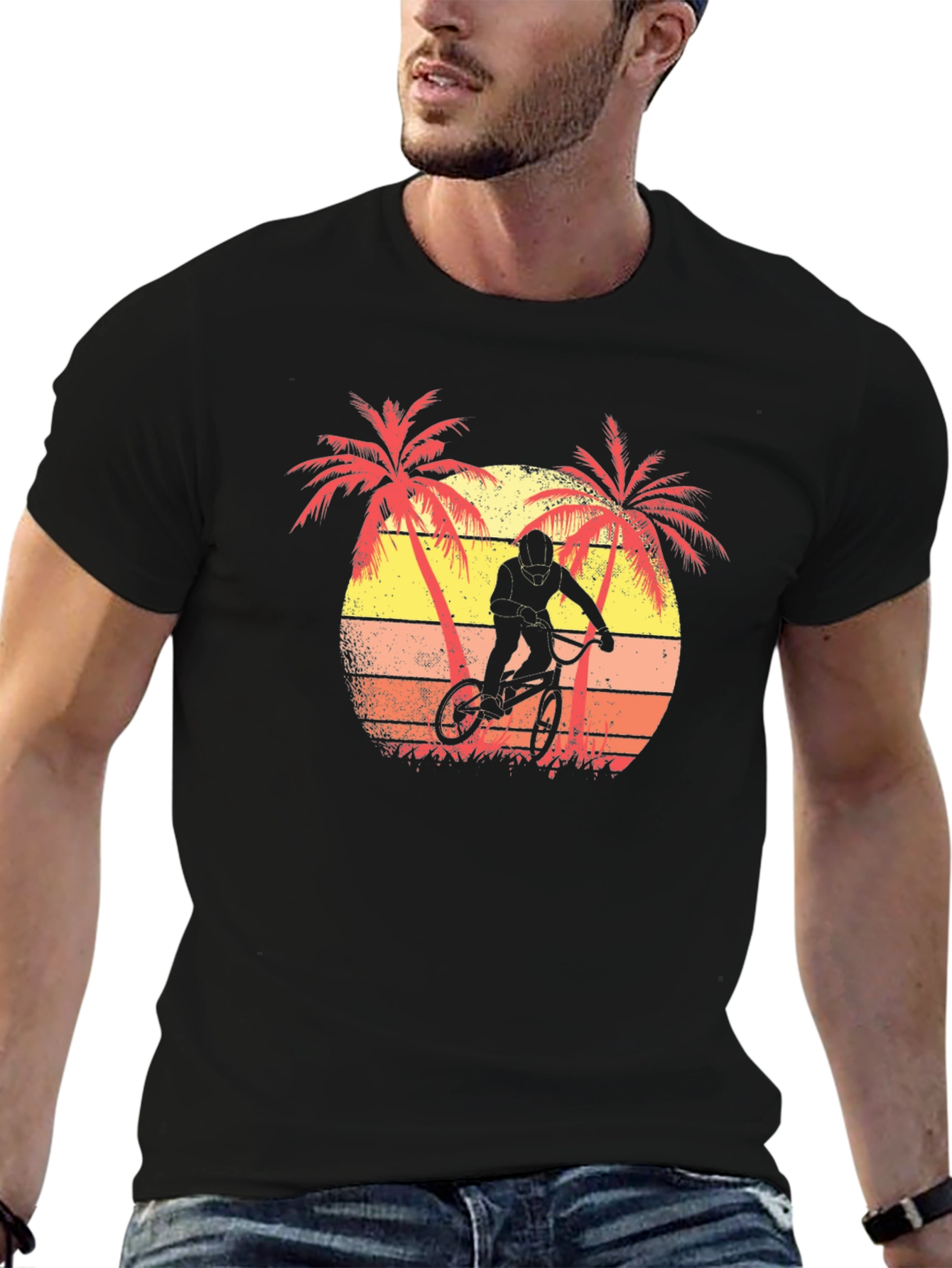 BMX Sunset Graphic Tee