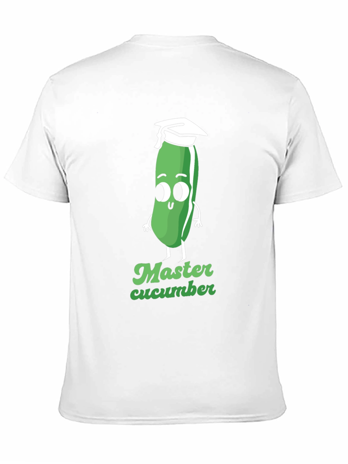 Master Cucumber Graphic Tee - Black Cotton T-Shirt