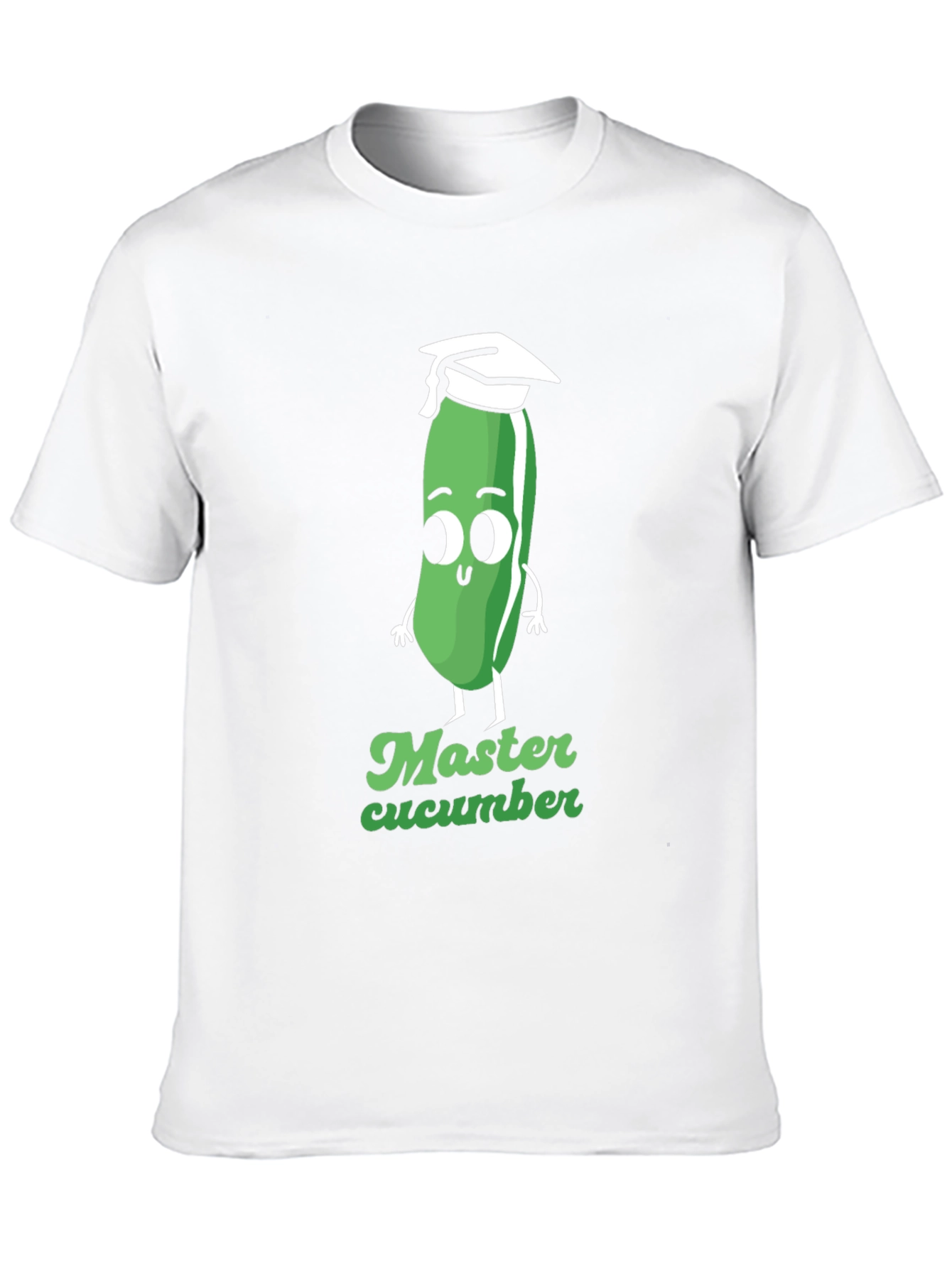 Master Cucumber Graphic Tee - Black Cotton T-Shirt