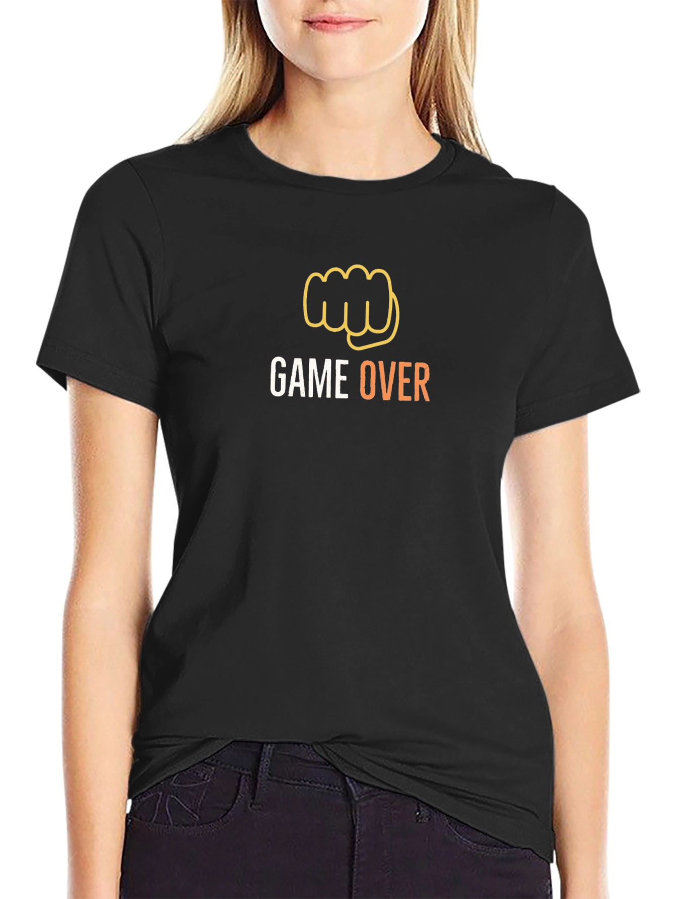 Game Over Fist Graphic T-Shirt - Gamer Style