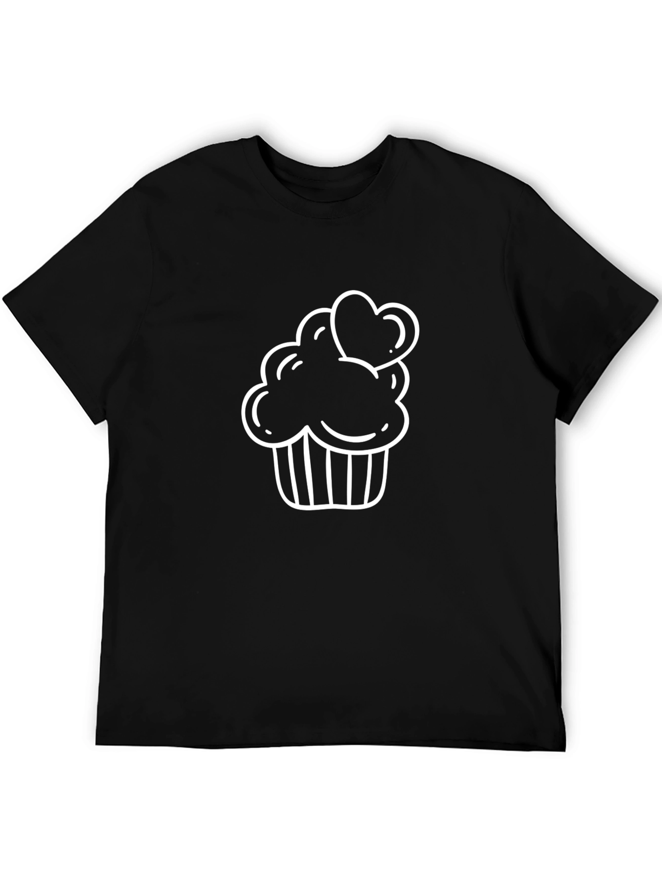Cupcake Heart Tee - Sweet Graphic T-Shirt