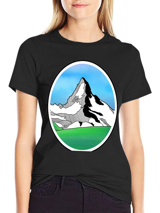 Mountain Graphic Black T-Shirt