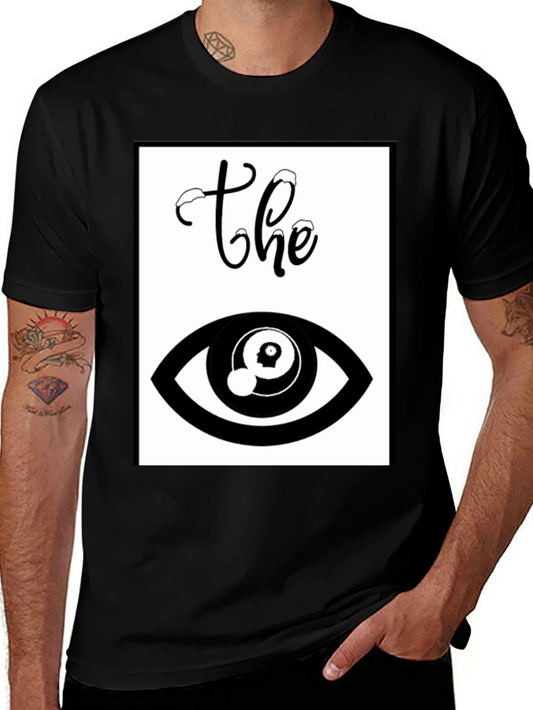 The Eye Graphic T-Shirt - Unisex Black Tee