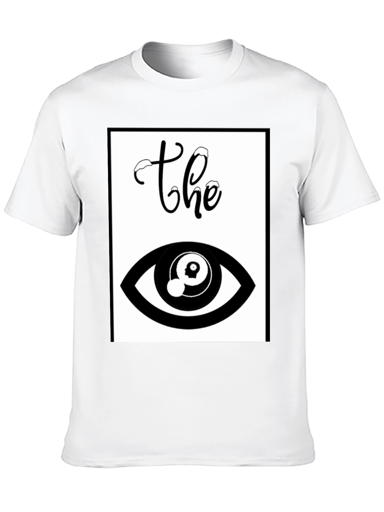 The Eye Graphic T-Shirt - Unisex Black Tee