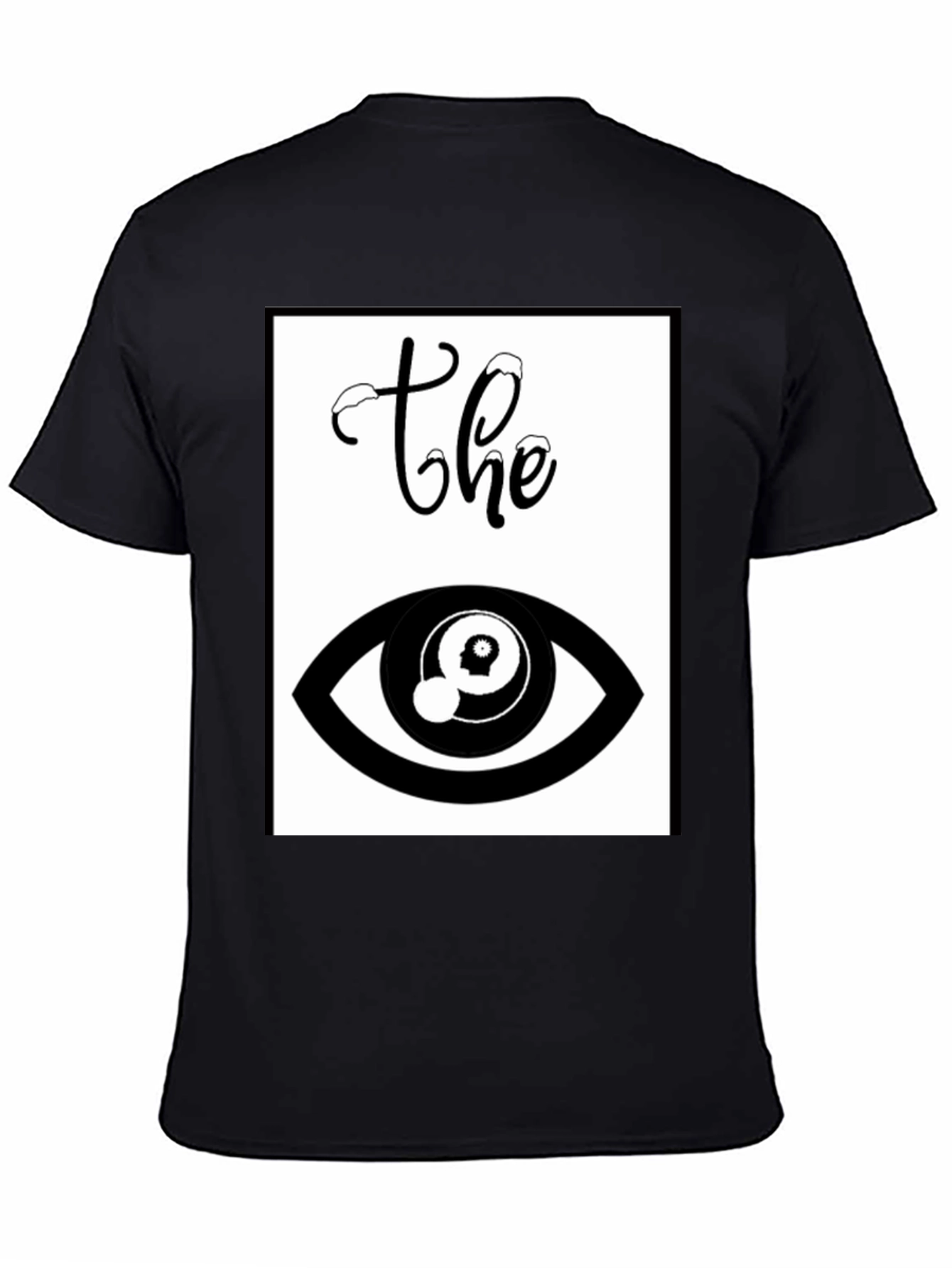 The Eye Graphic T-Shirt - Unisex Black Tee