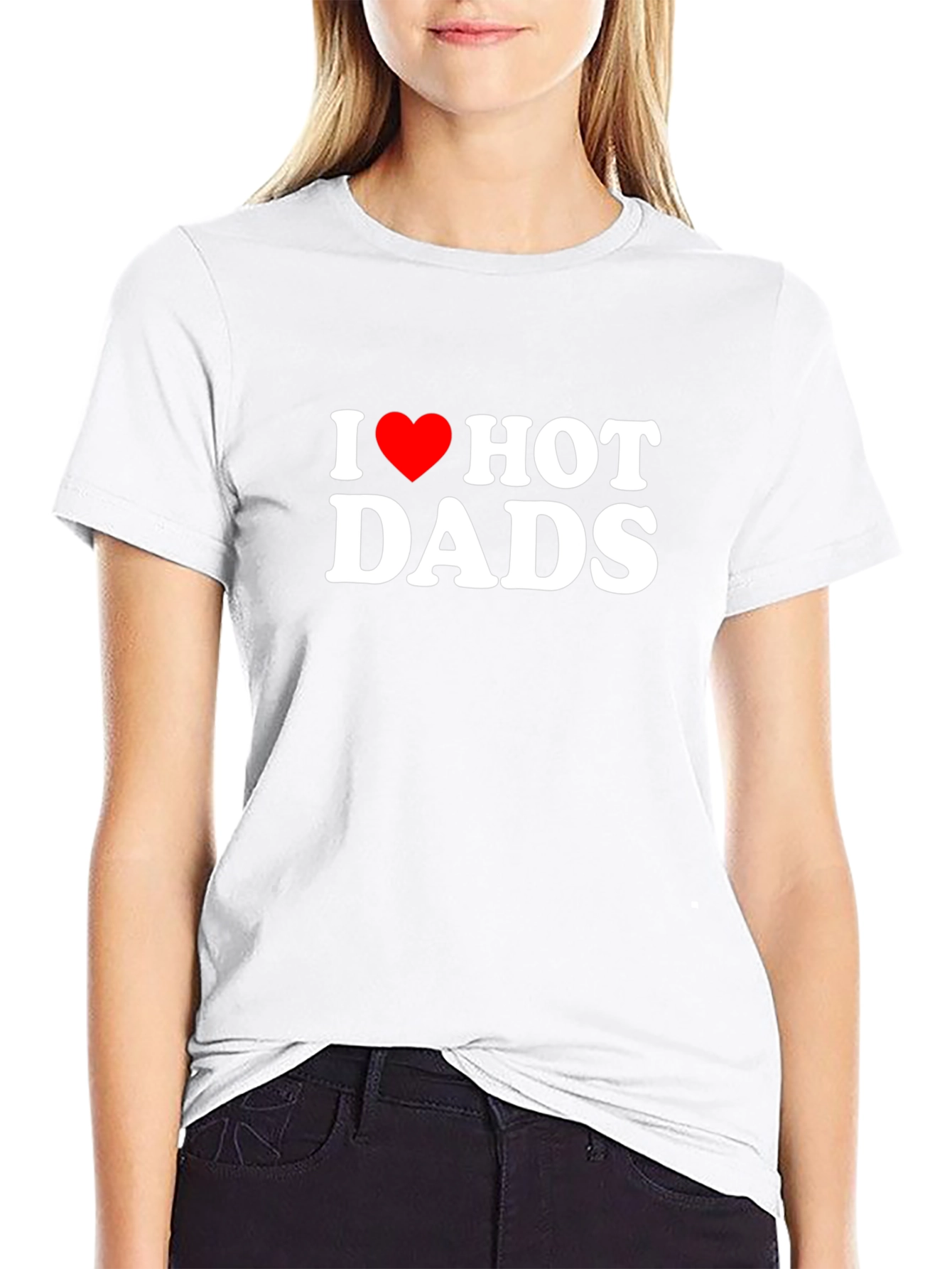 I Heart Hot Dads Graphic Tee