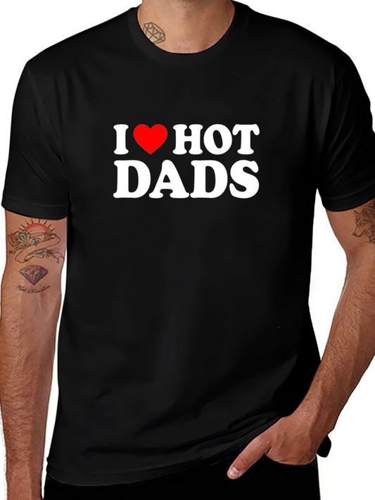I Heart Hot Dads Graphic Tee