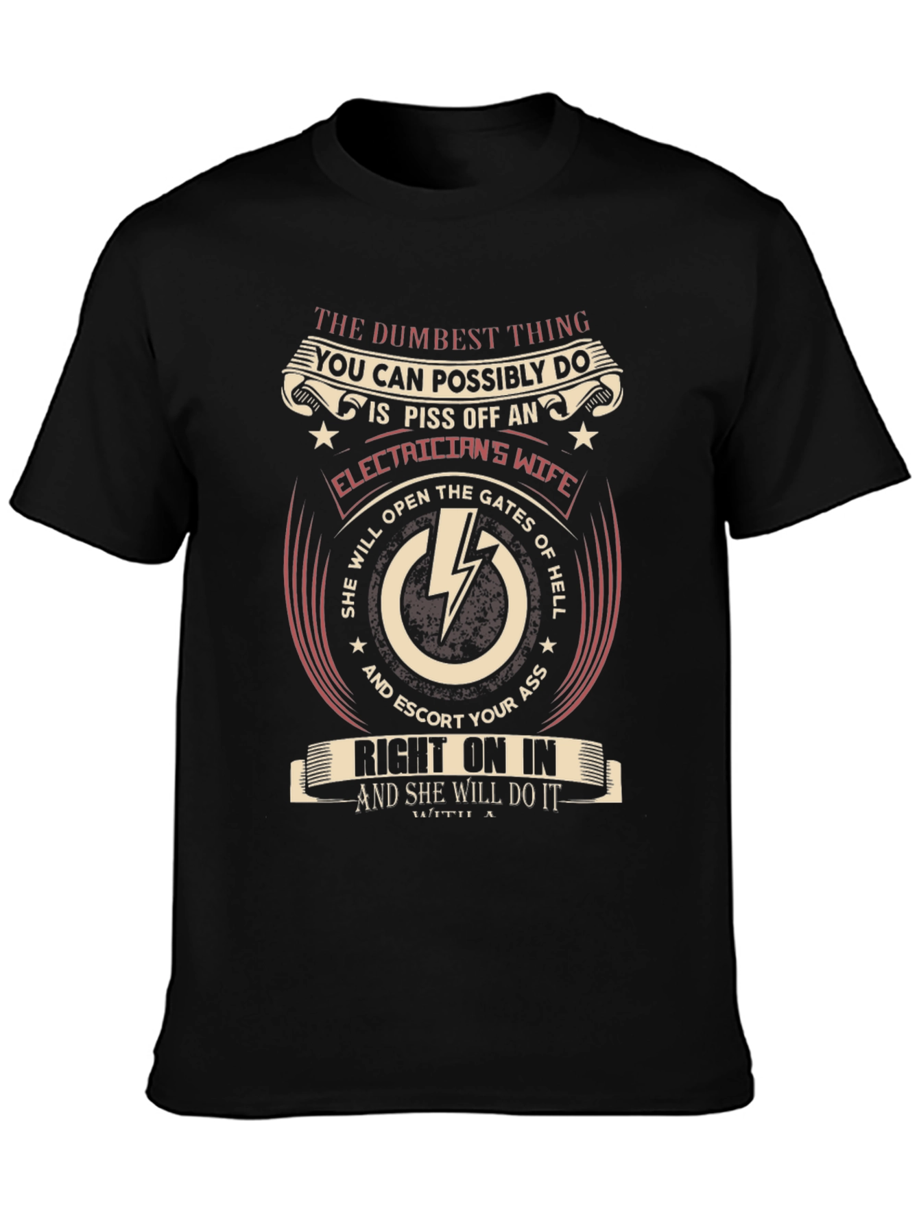 Electricians Wife Graphic Tee - Sassy & Bold