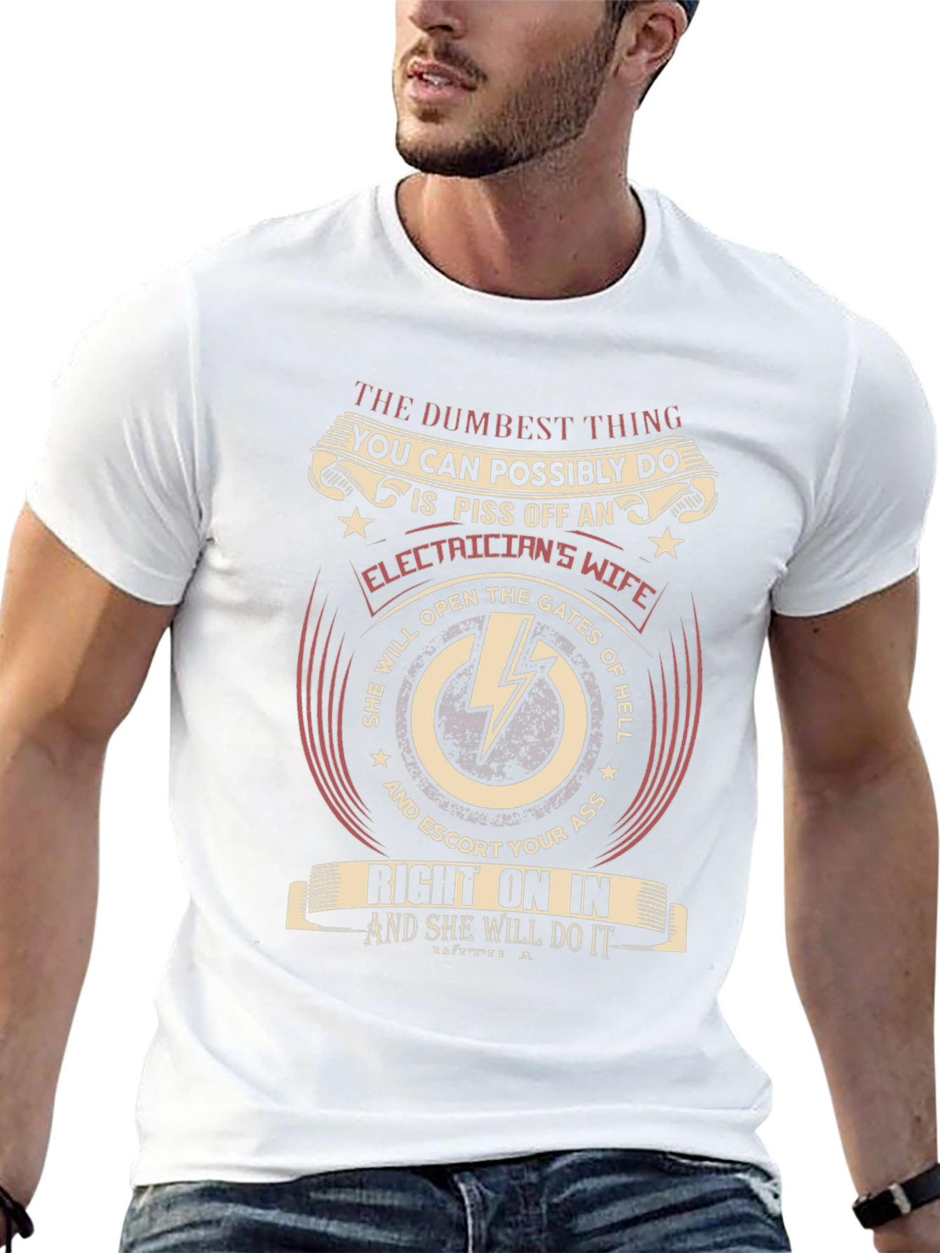 Electricians Wife Graphic Tee - Sassy & Bold