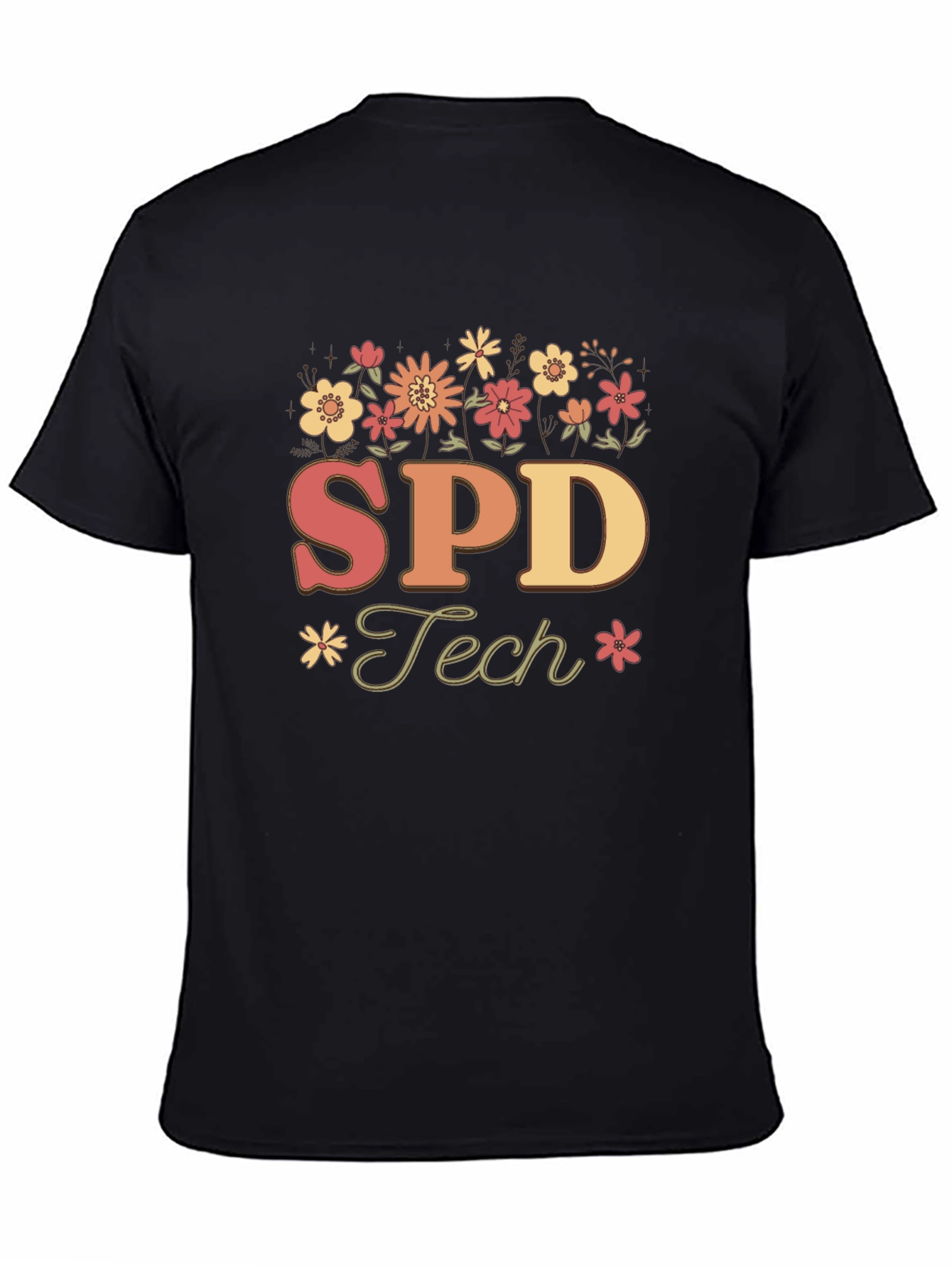 SPD Tech Floral T-Shirt - Special Education