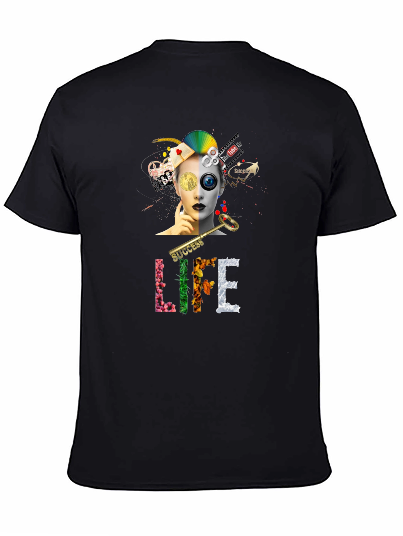 Success Life Graphic T-Shirt