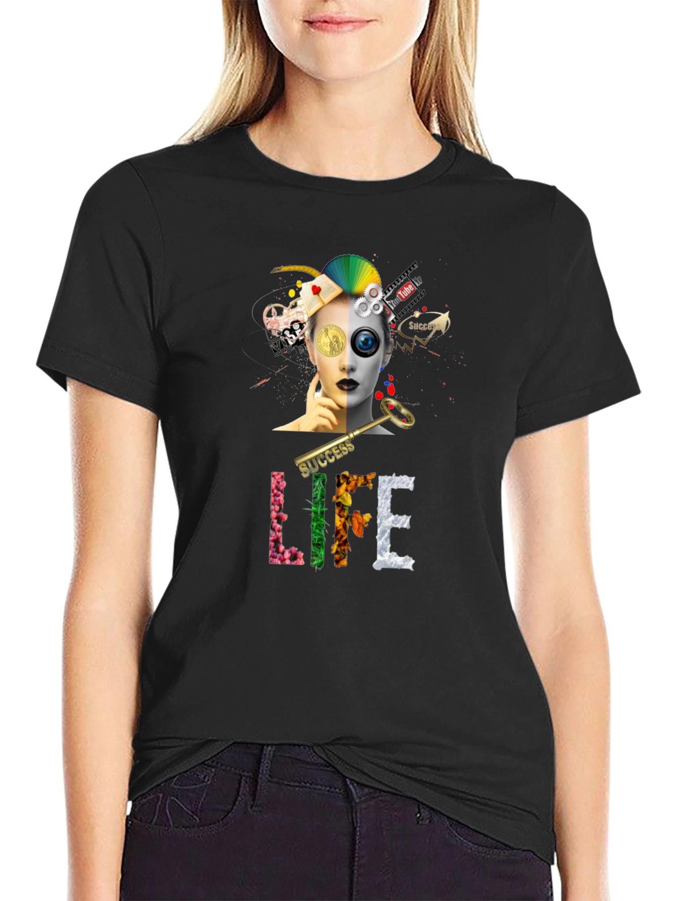Success Life Graphic T-Shirt