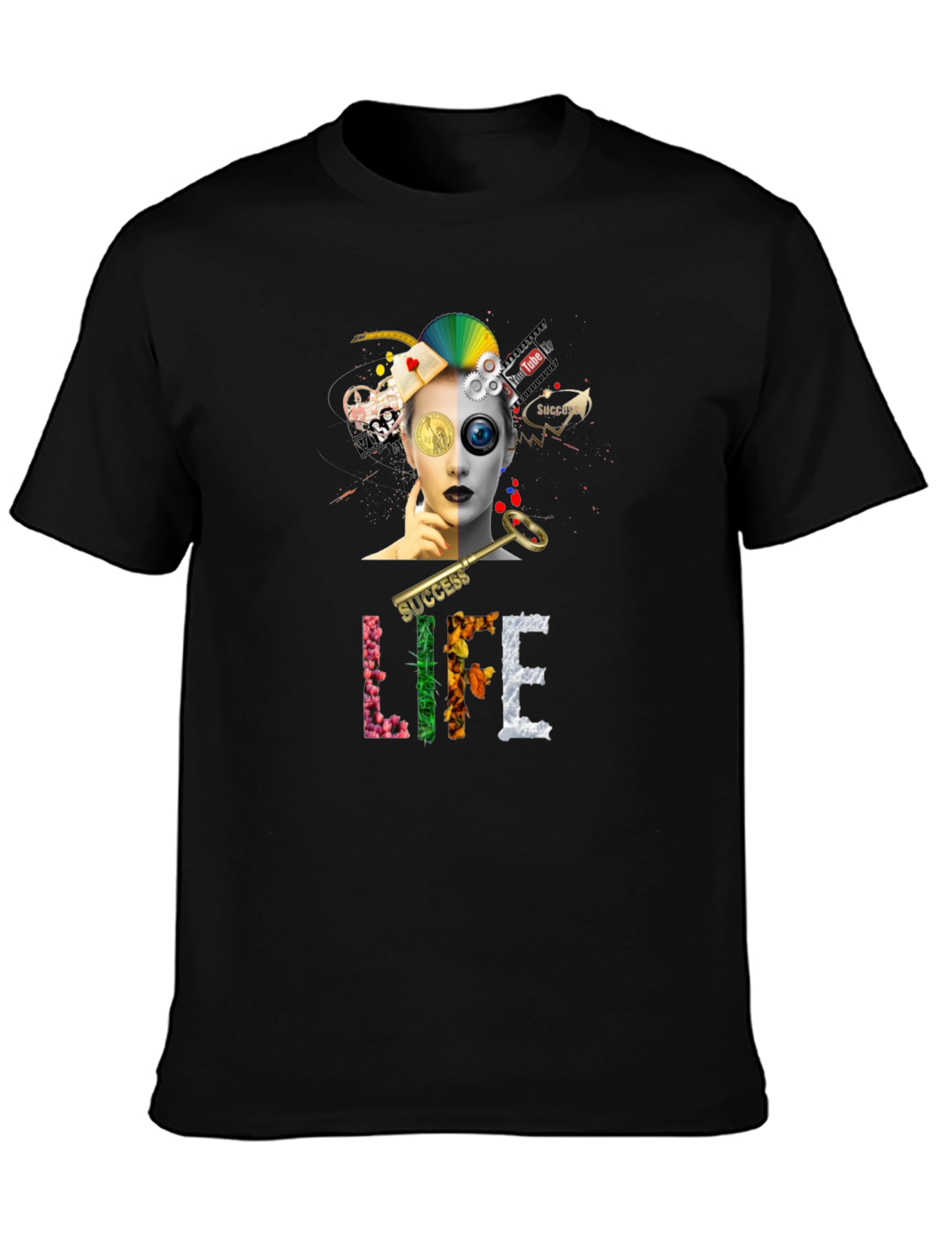 Success Life Graphic T-Shirt