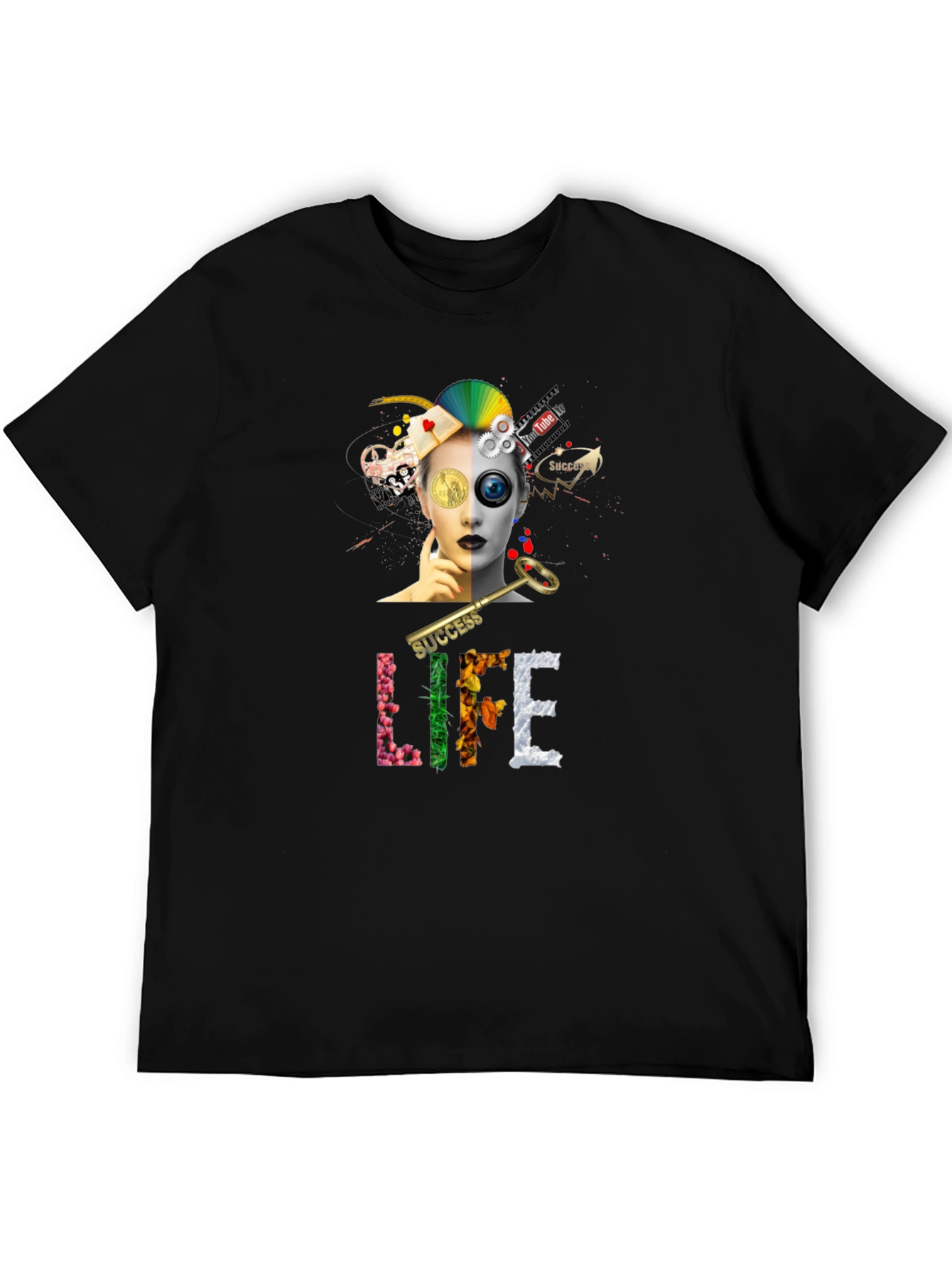 Success Life Graphic T-Shirt