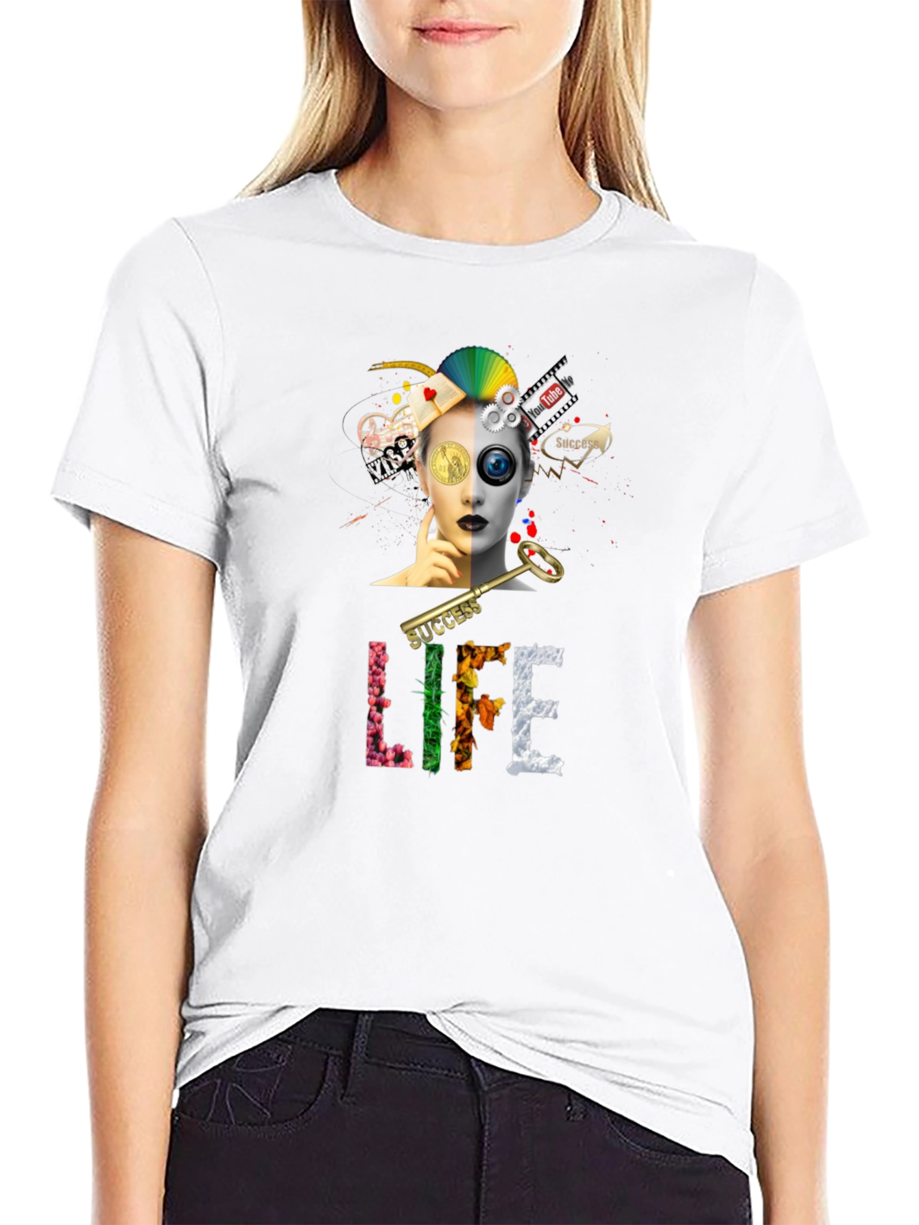 Success Life Graphic T-Shirt