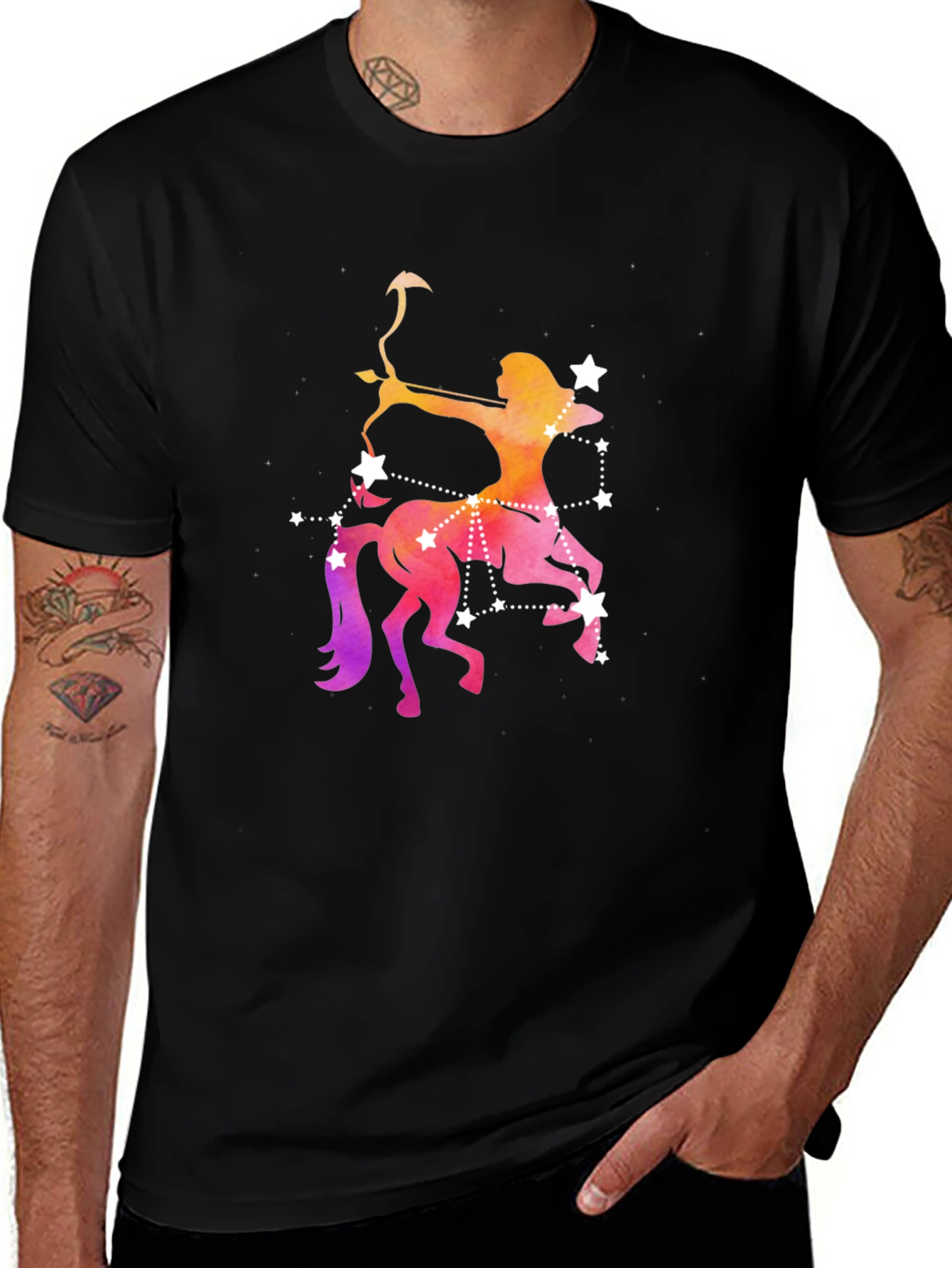 Sagittarius Constellation Graphic T-Shirt