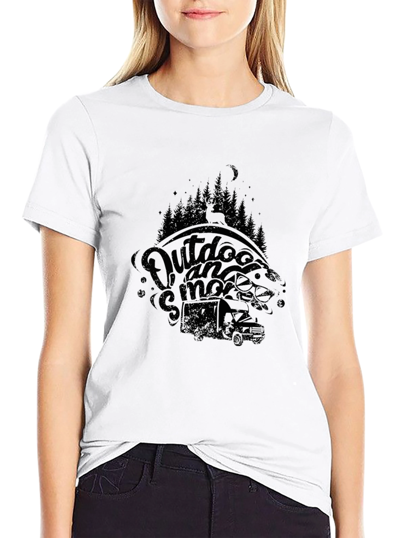 Outdoor and Smore T-Shirt - Camping Adventure