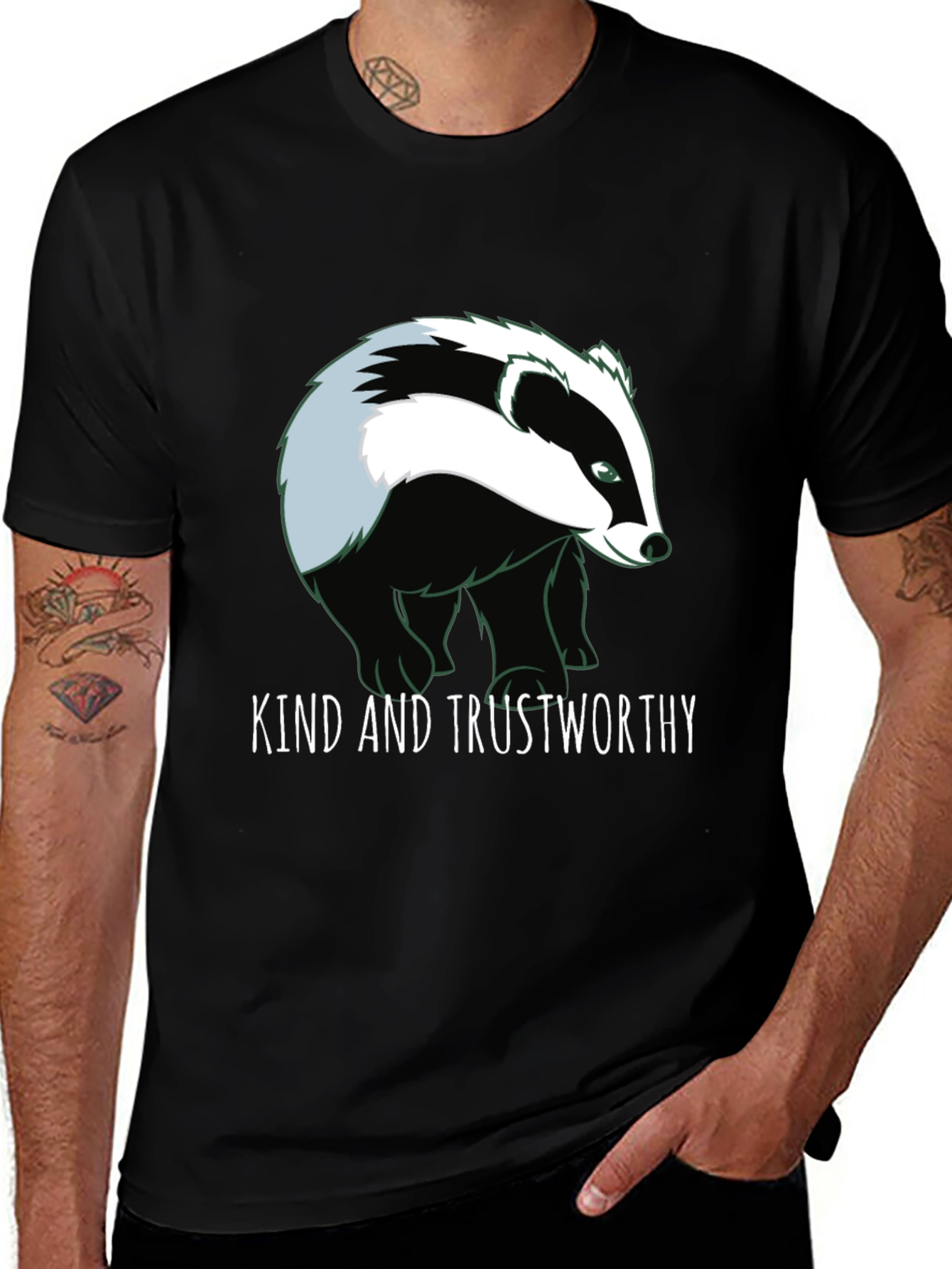 Kind & Trustworthy Badger Graphic Tee