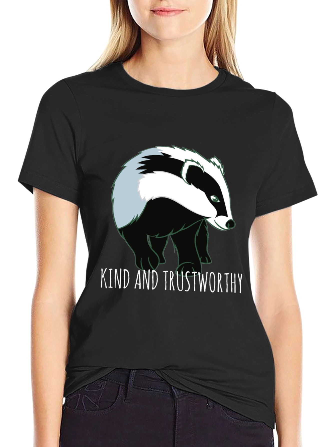 Kind & Trustworthy Badger Graphic Tee