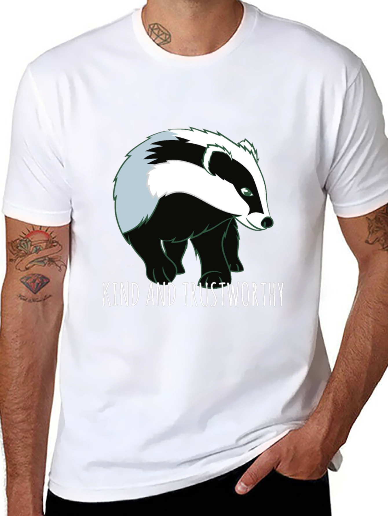 Kind & Trustworthy Badger Graphic Tee