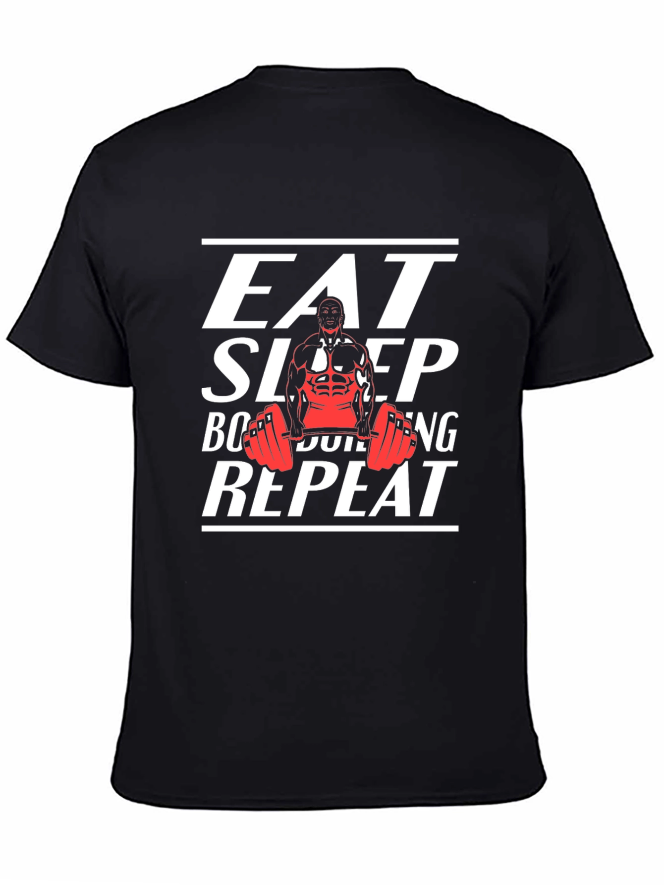 Eat Sleep Bodybuilding Repeat T-Shirt