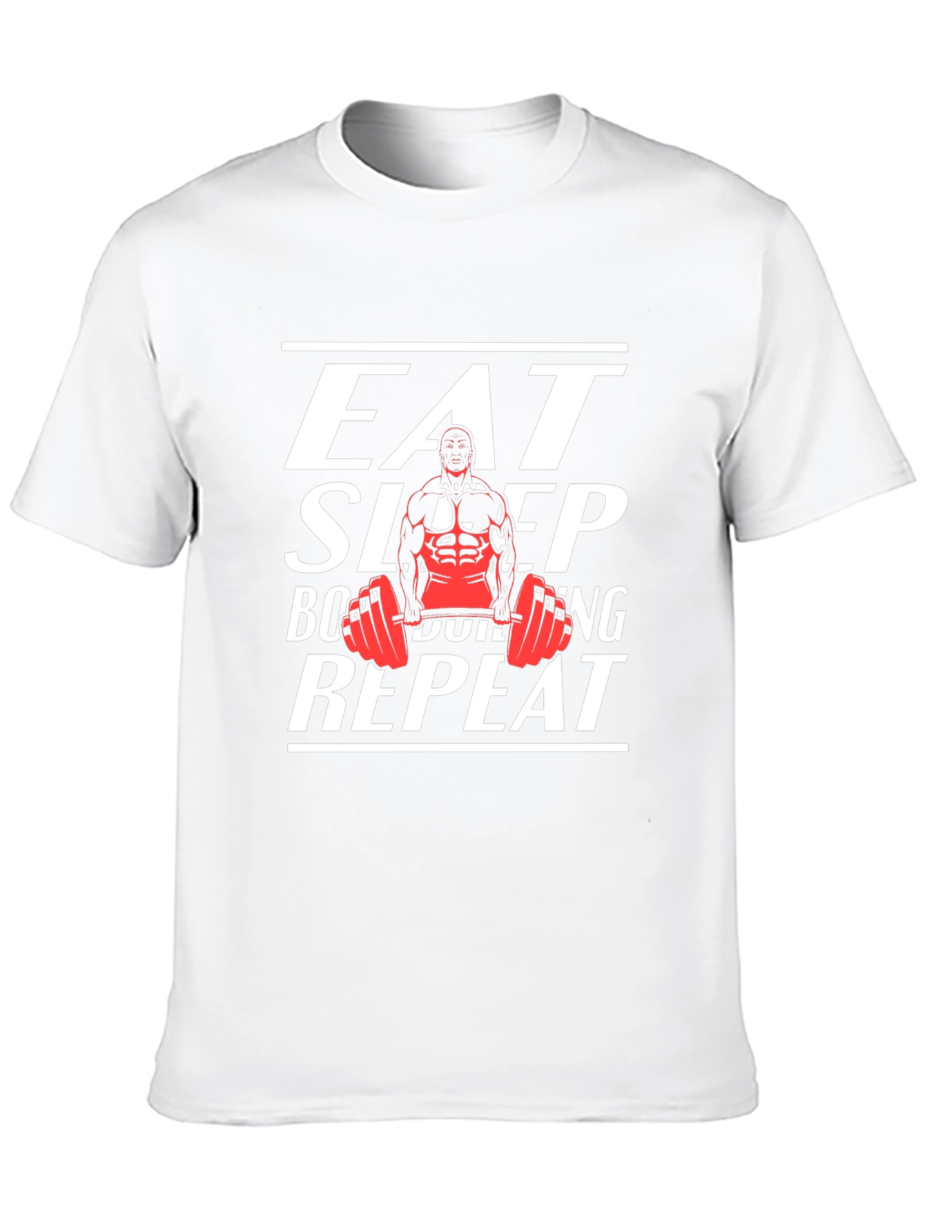 Eat Sleep Bodybuilding Repeat T-Shirt