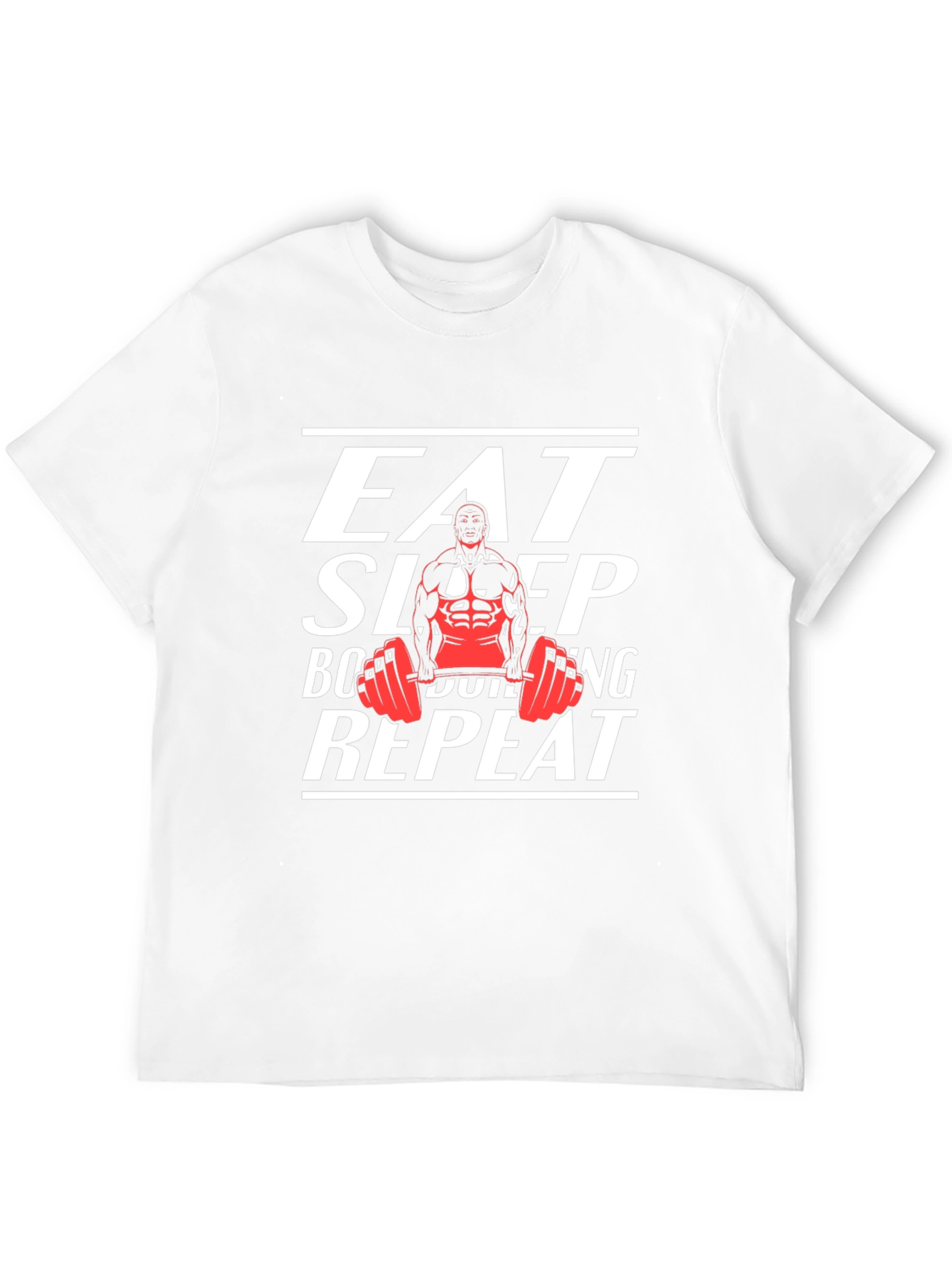 Eat Sleep Bodybuilding Repeat T-Shirt
