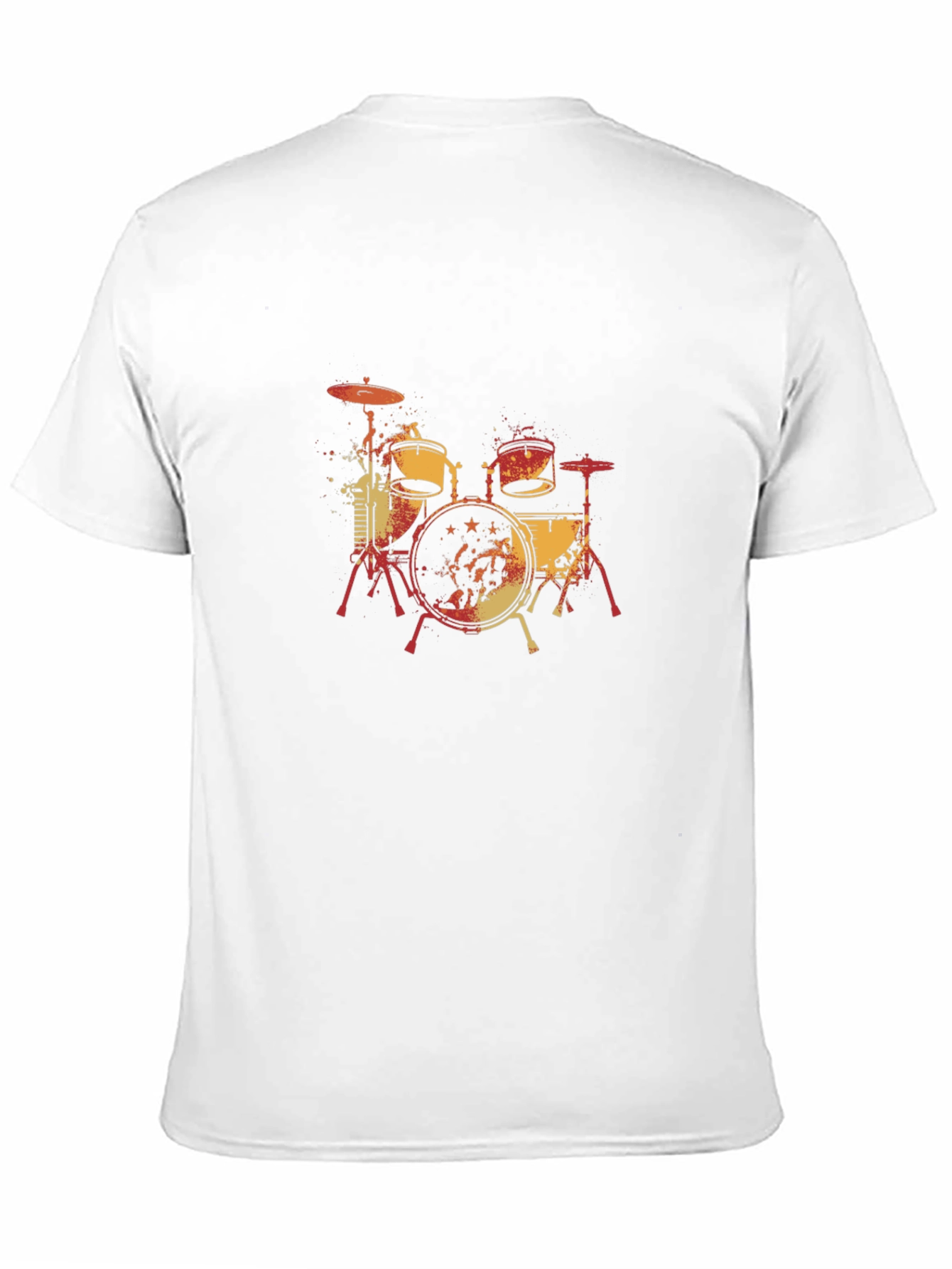 Drum Set Graphic Tee - Cool Musician T-Shirt