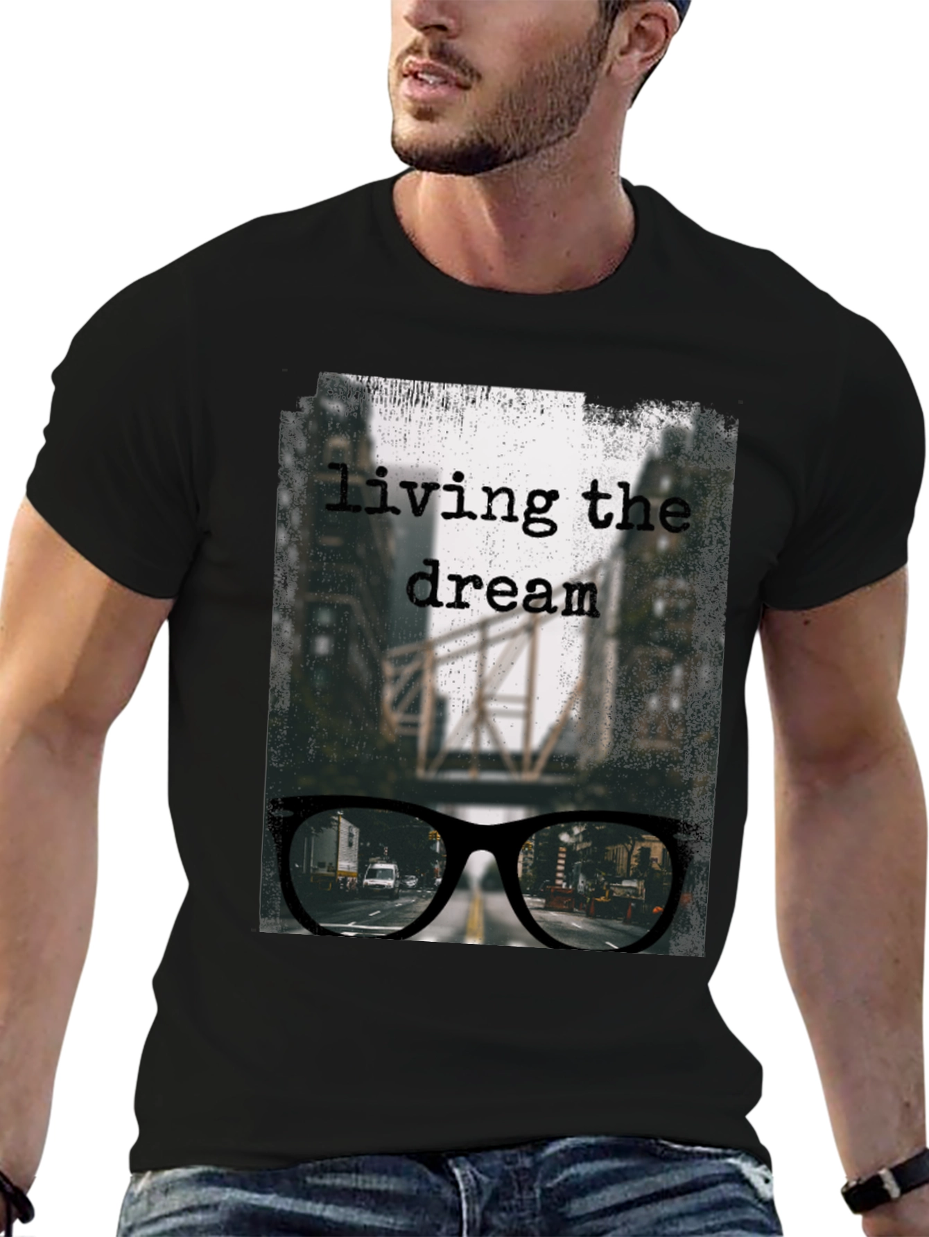 Living the Dream Graphic Tee - Urban Style
