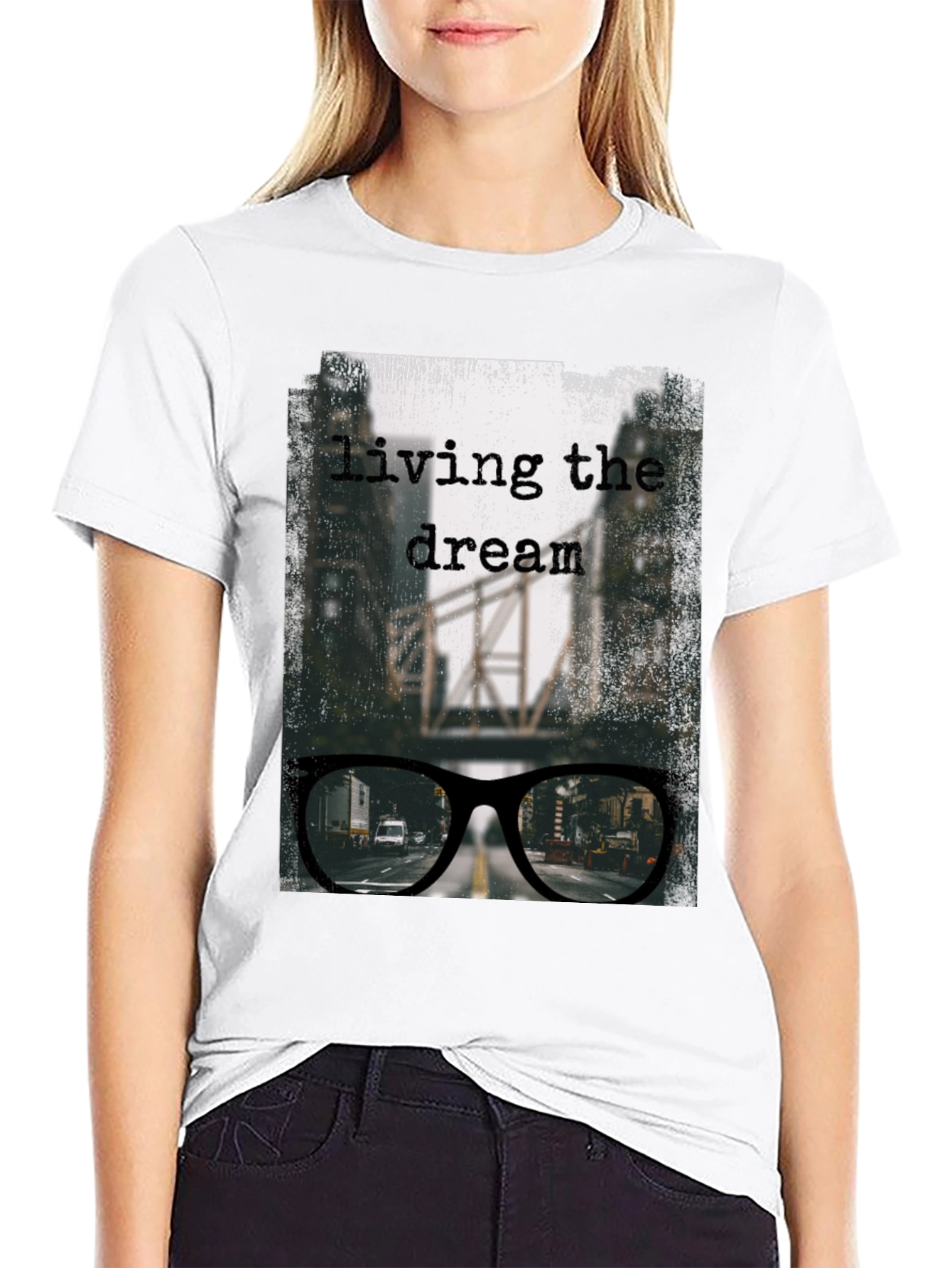 Living the Dream Graphic Tee - Urban Style
