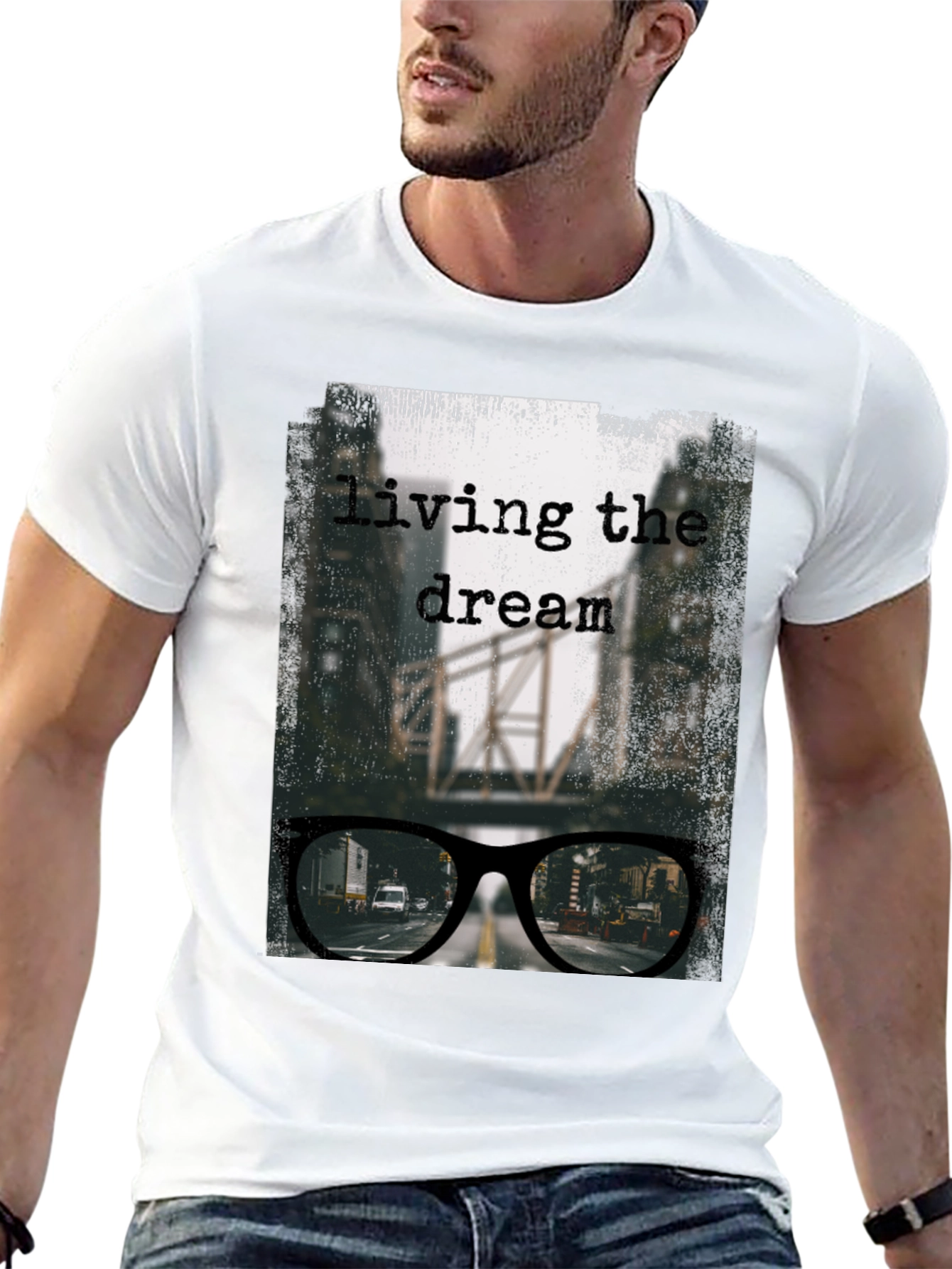 Living the Dream Graphic Tee - Urban Style