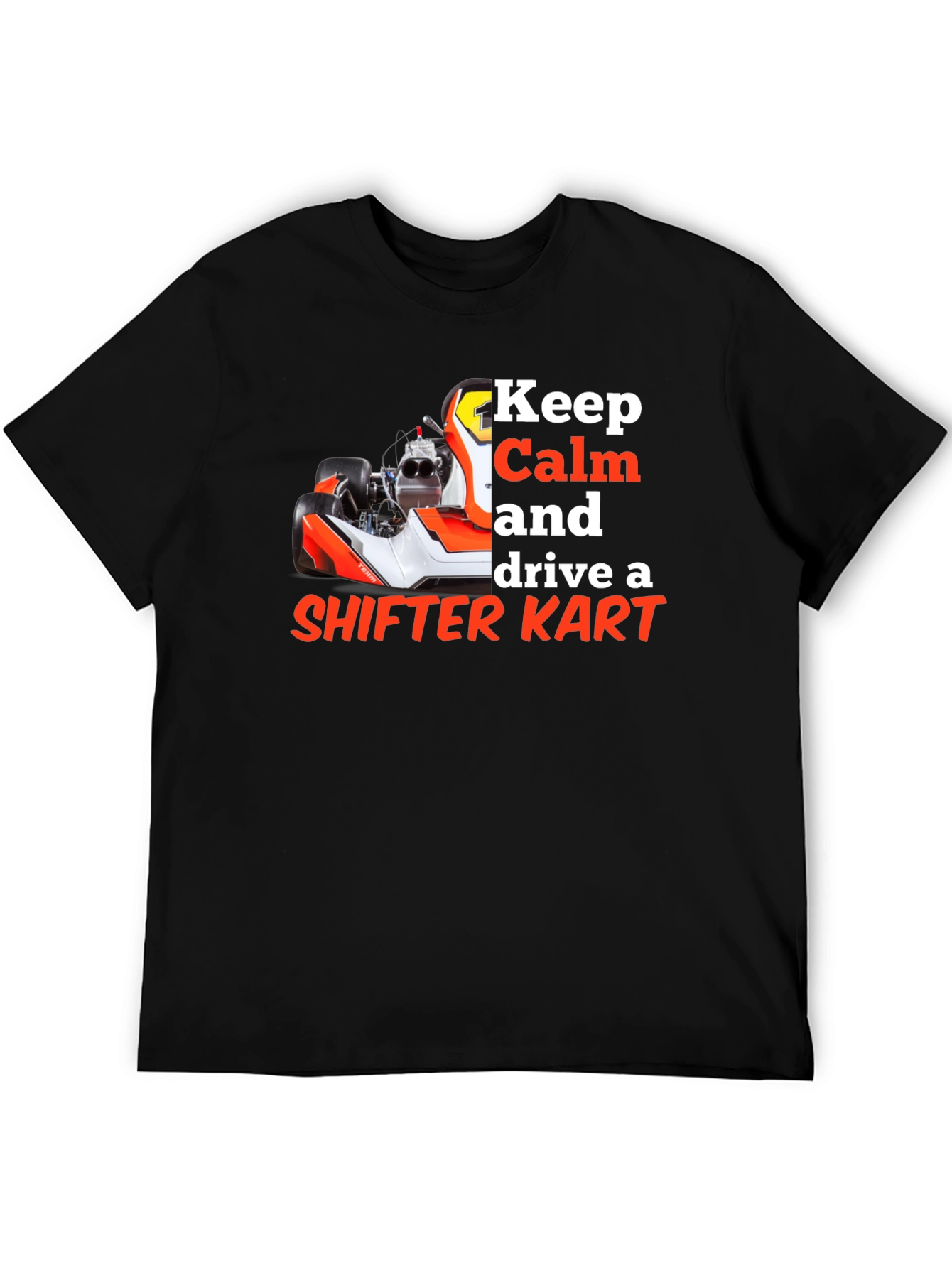 Keep Calm Shifter Kart Racing Tee