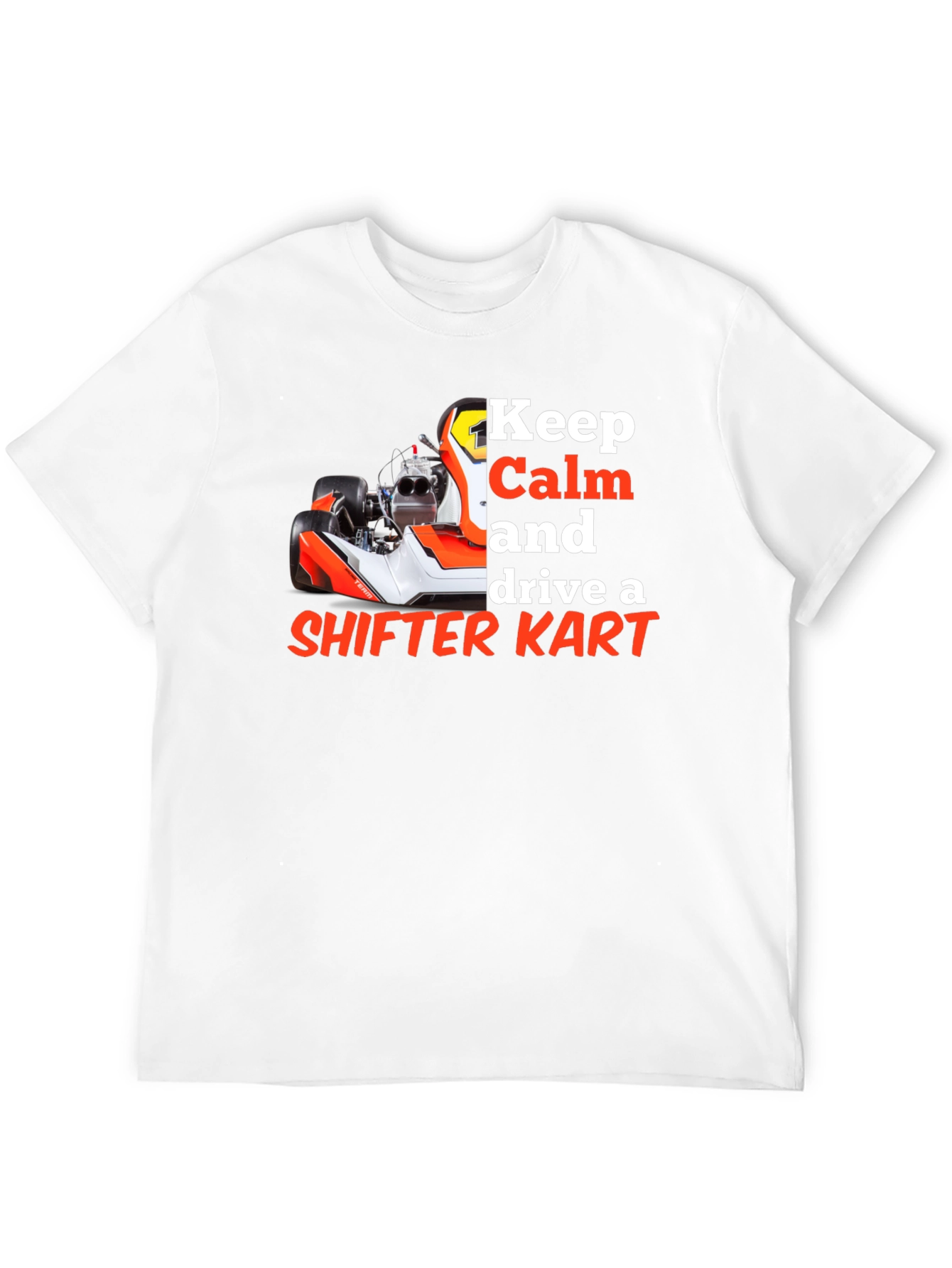 Keep Calm Shifter Kart Racing Tee