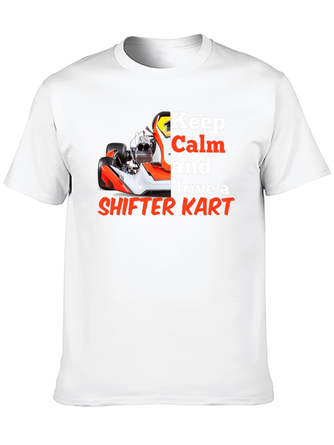 Keep Calm Shifter Kart Racing Tee