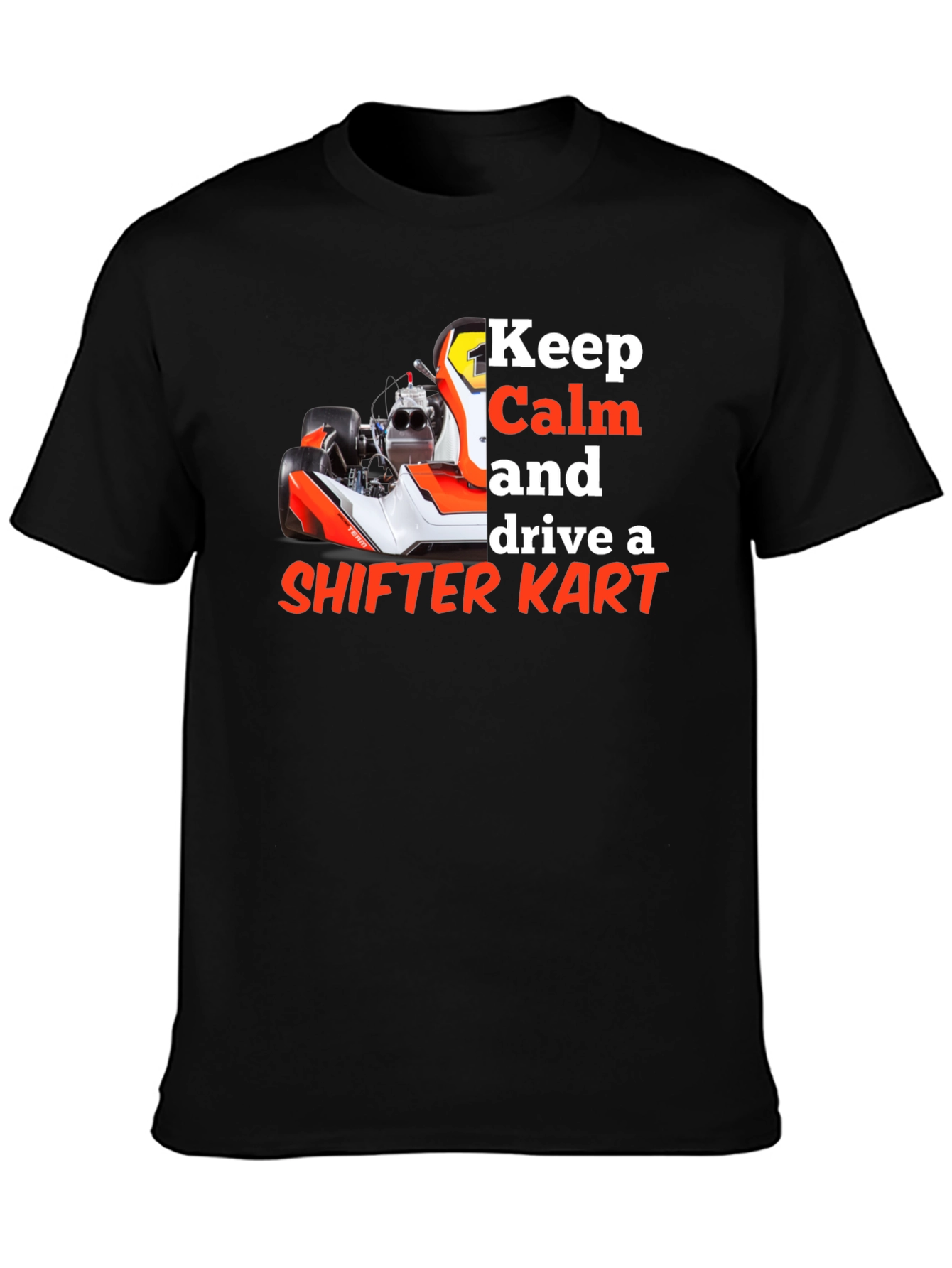 Keep Calm Shifter Kart Racing Tee