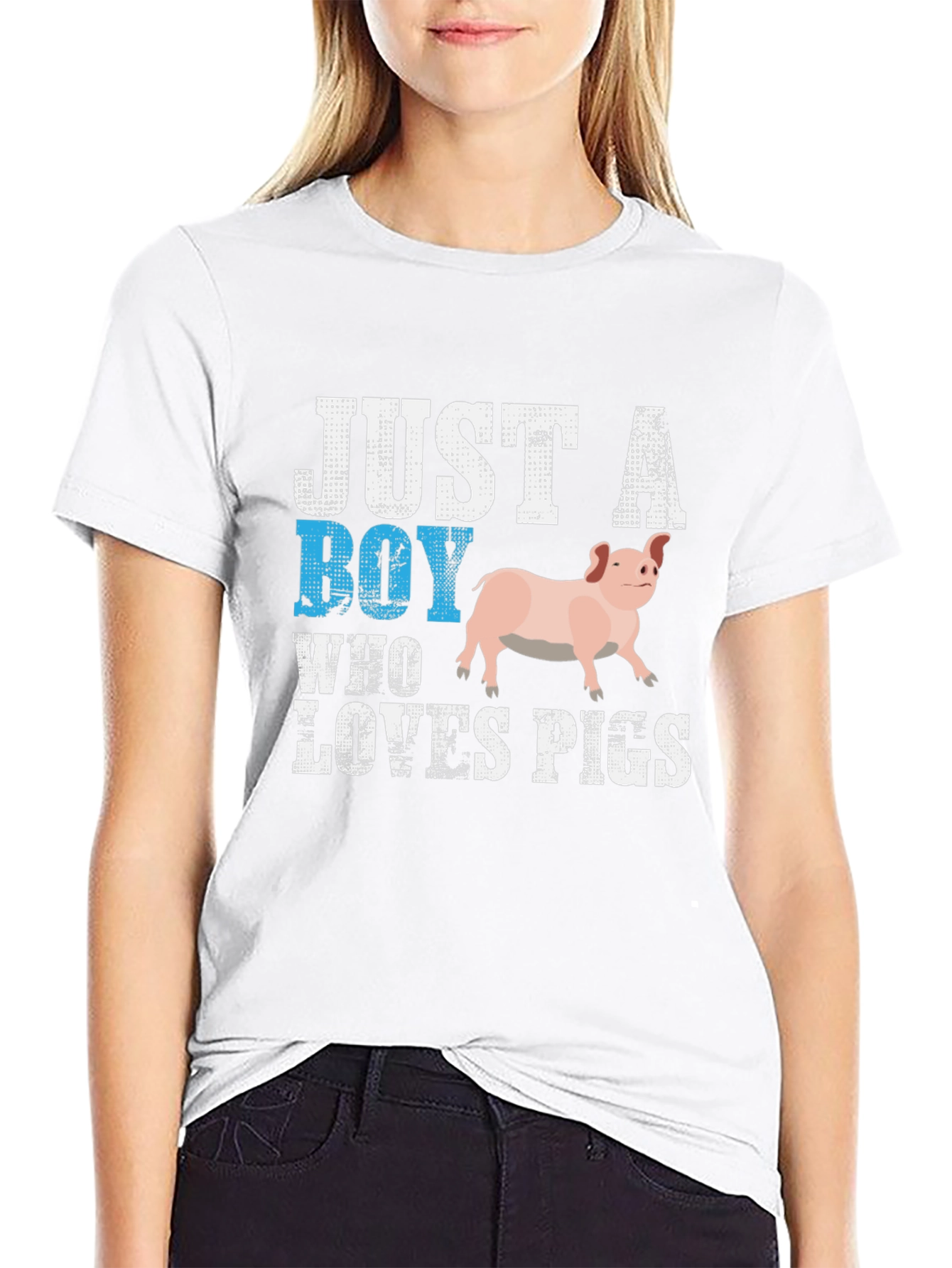 Just A Boy Who Loves Pigs T-Shirt