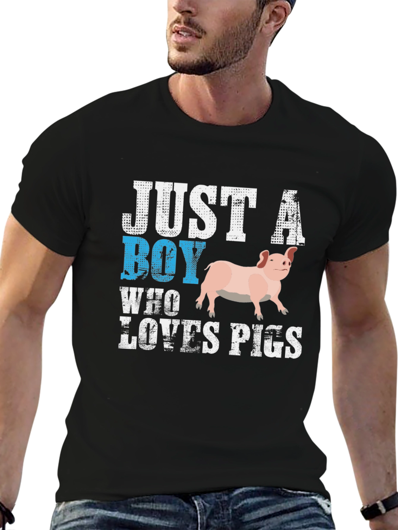 Just A Boy Who Loves Pigs T-Shirt